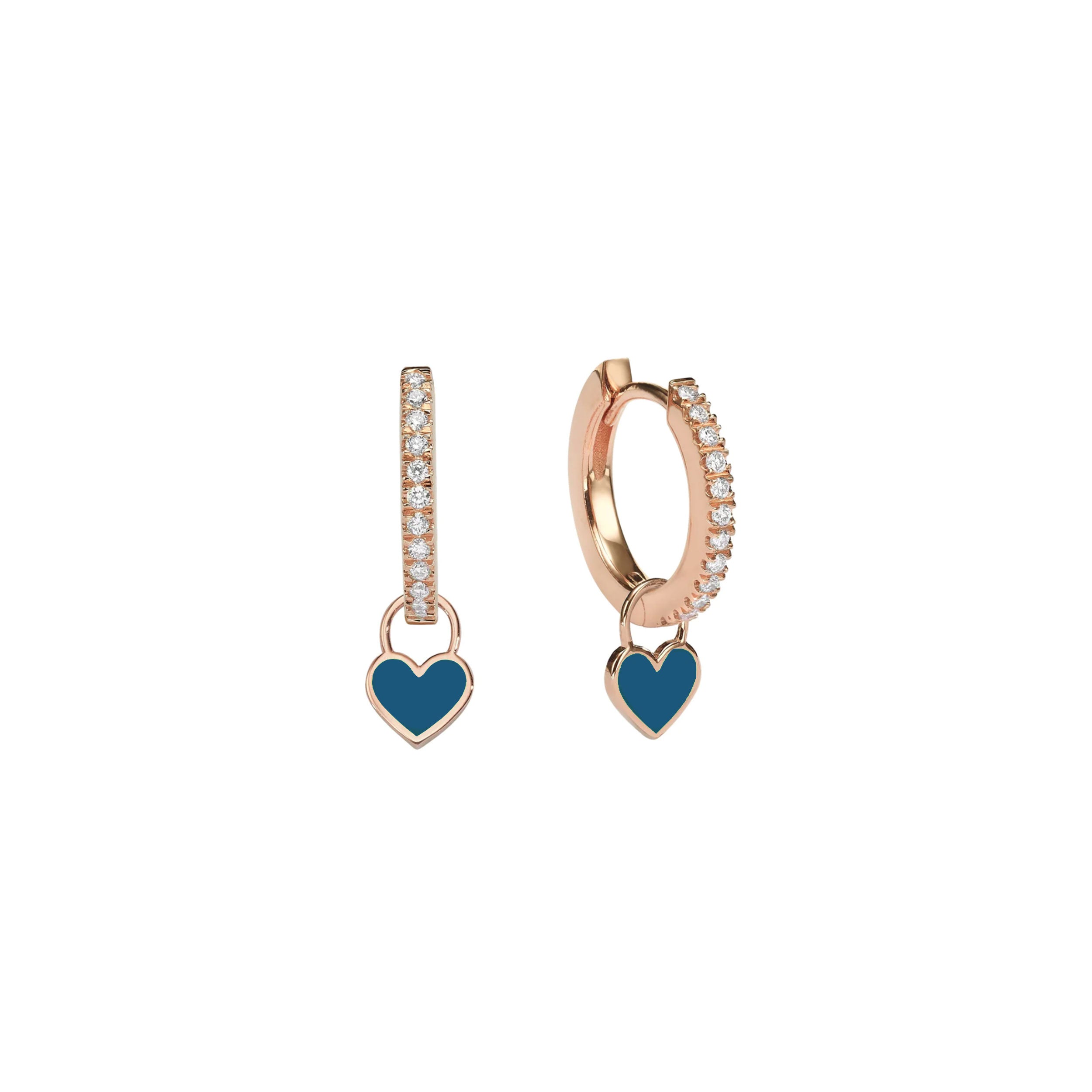 Midi Heart Earrings