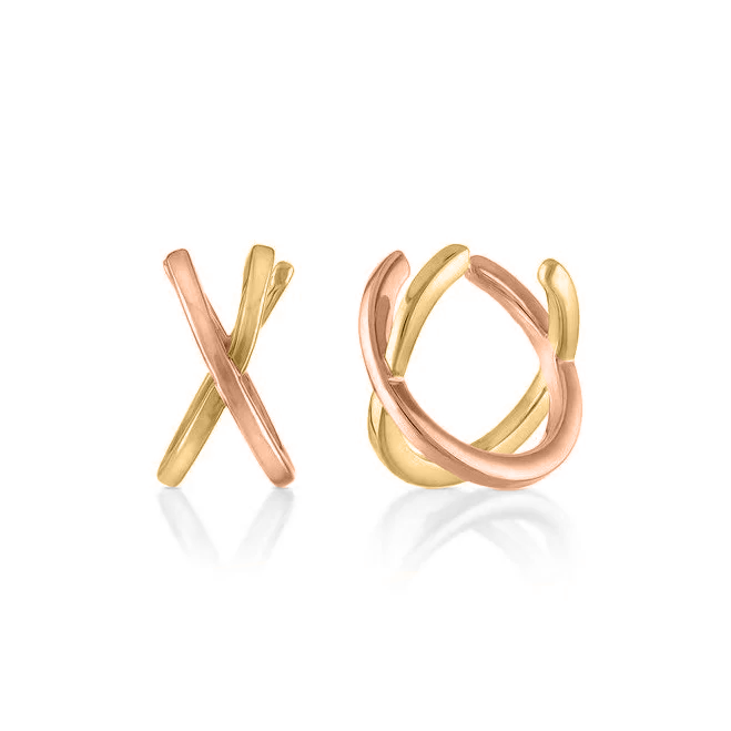 Criss Cross Gold Ear Cuff