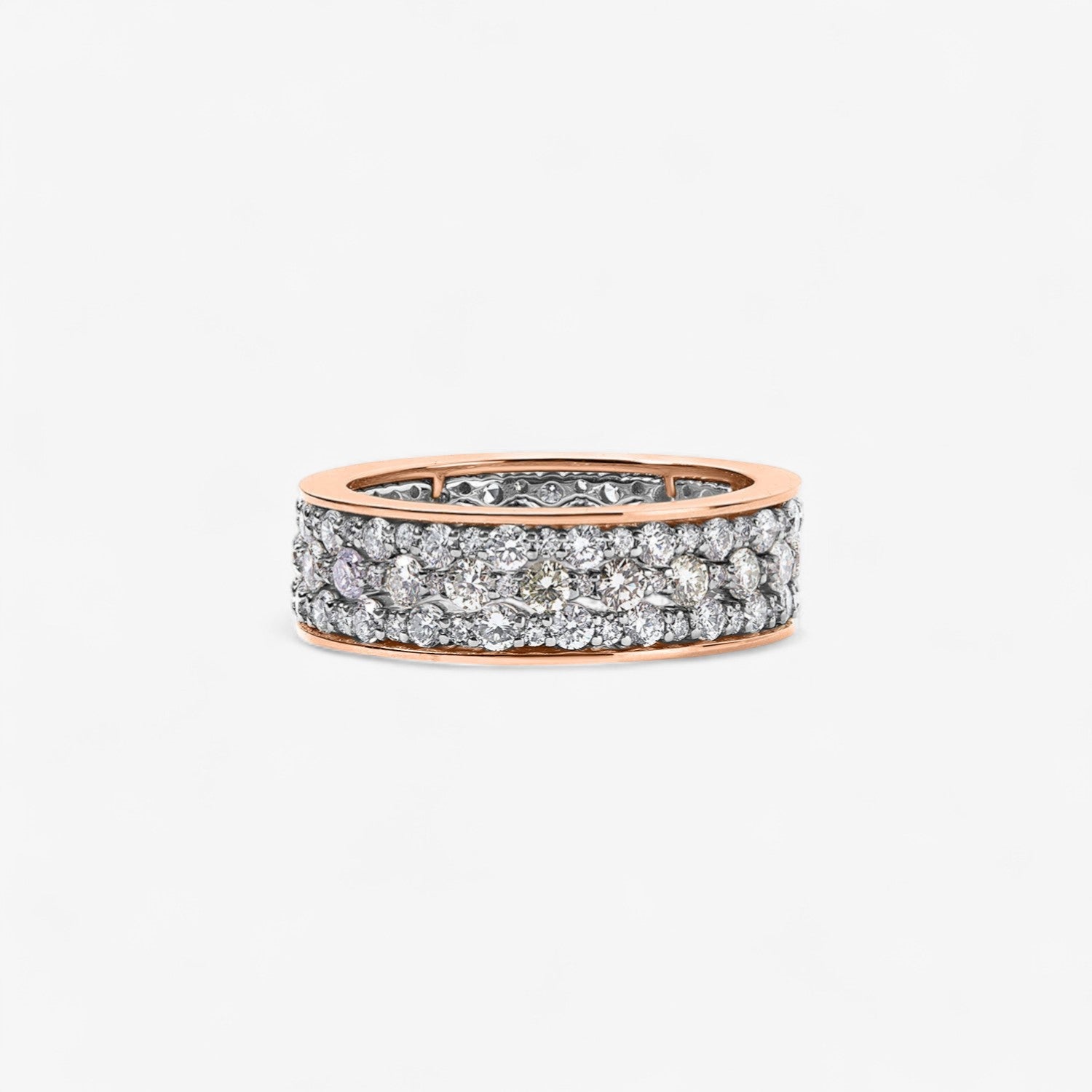 Mini Scalloped Diamond Stack Rings