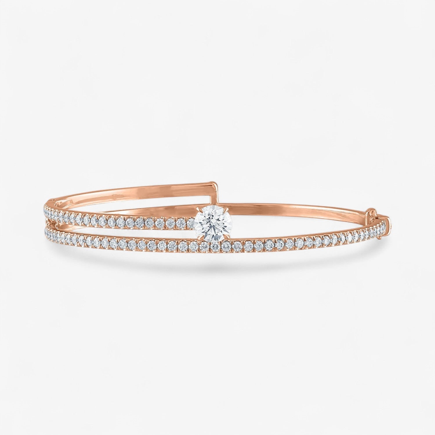 Pave Bangle and A Half