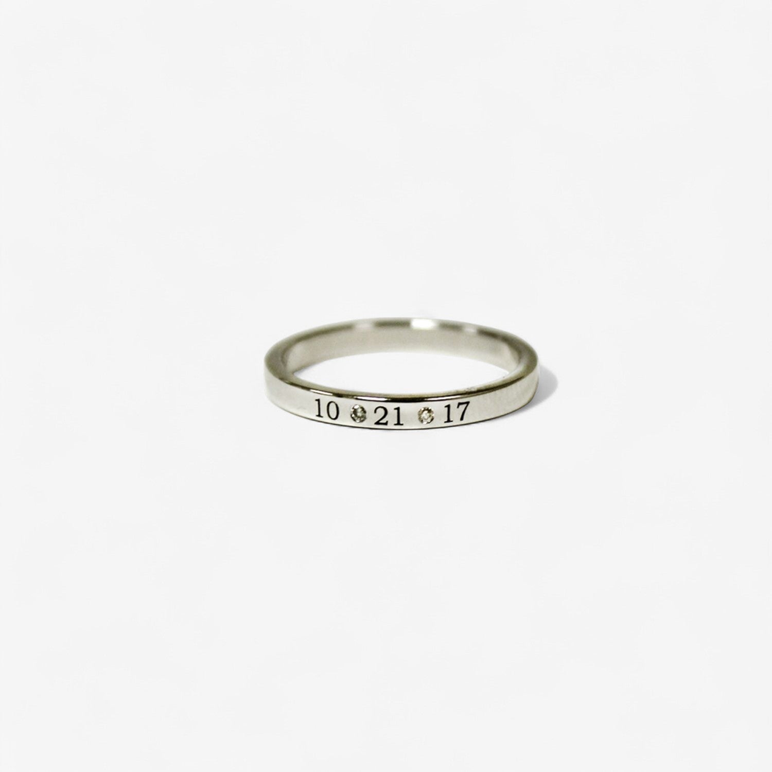 Ivy Personalized Gold Band - Main Image