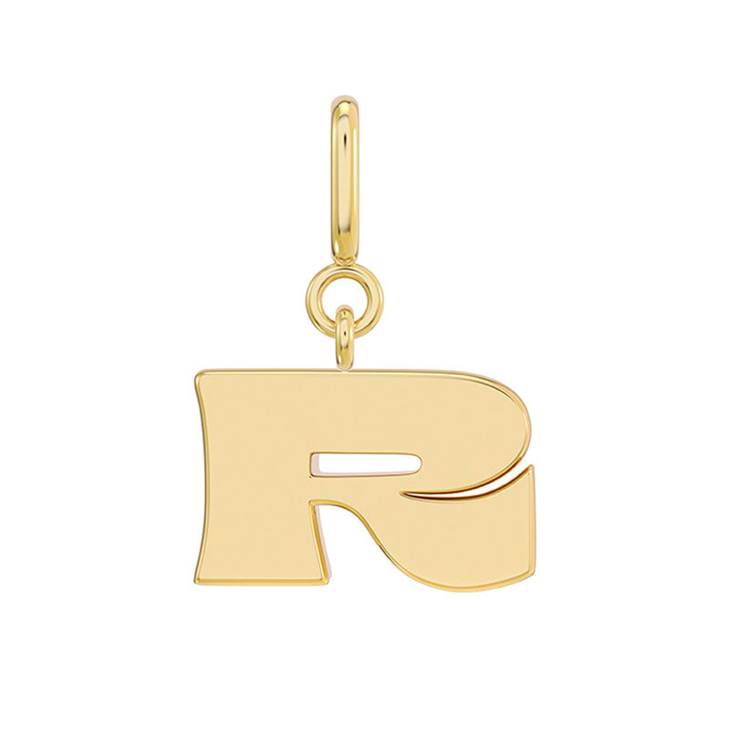More is More Gold Letter Charm