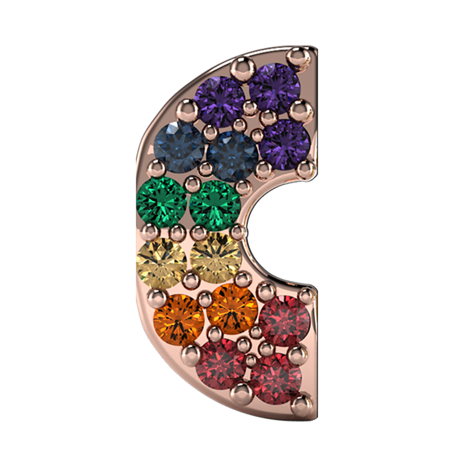 Slider Rainbow Arc Charm