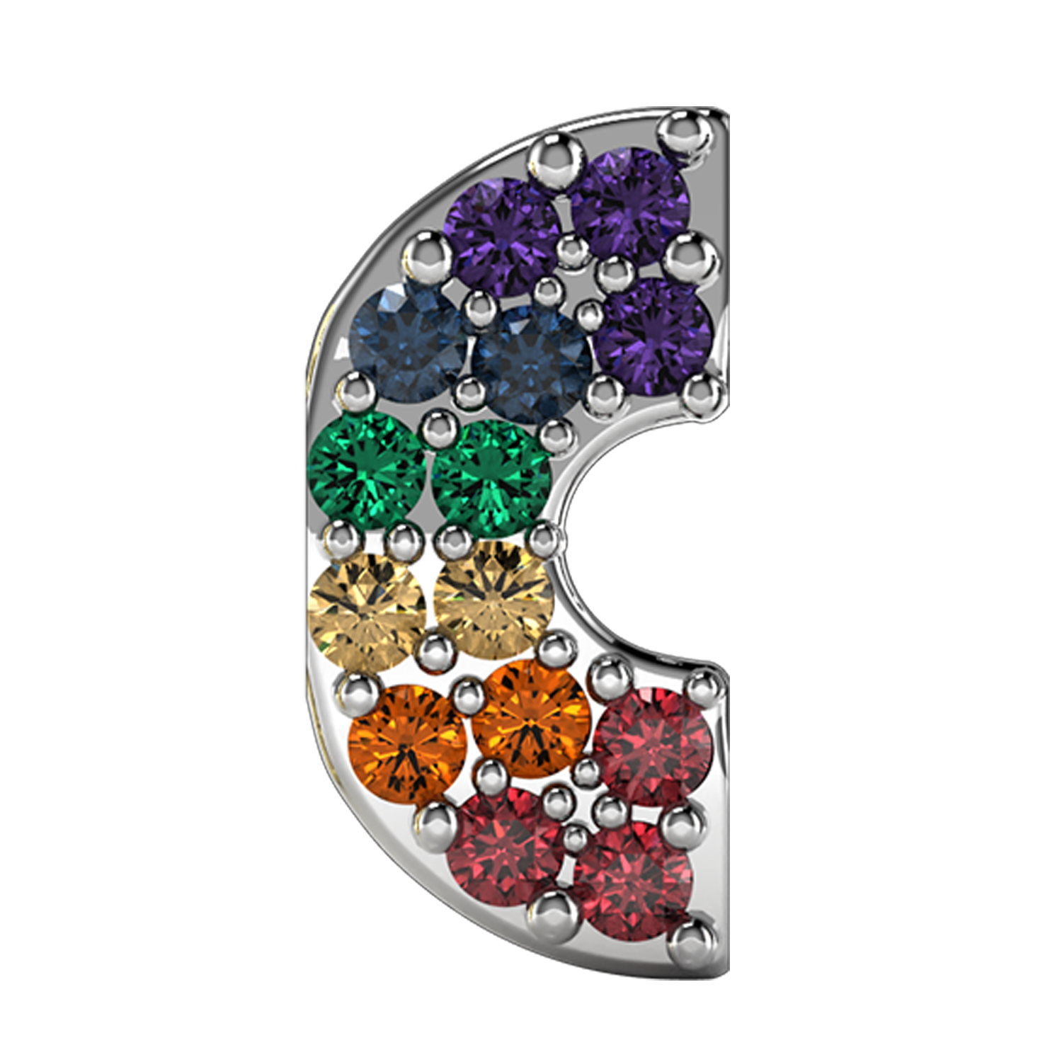 Slider Rainbow Arc Charm