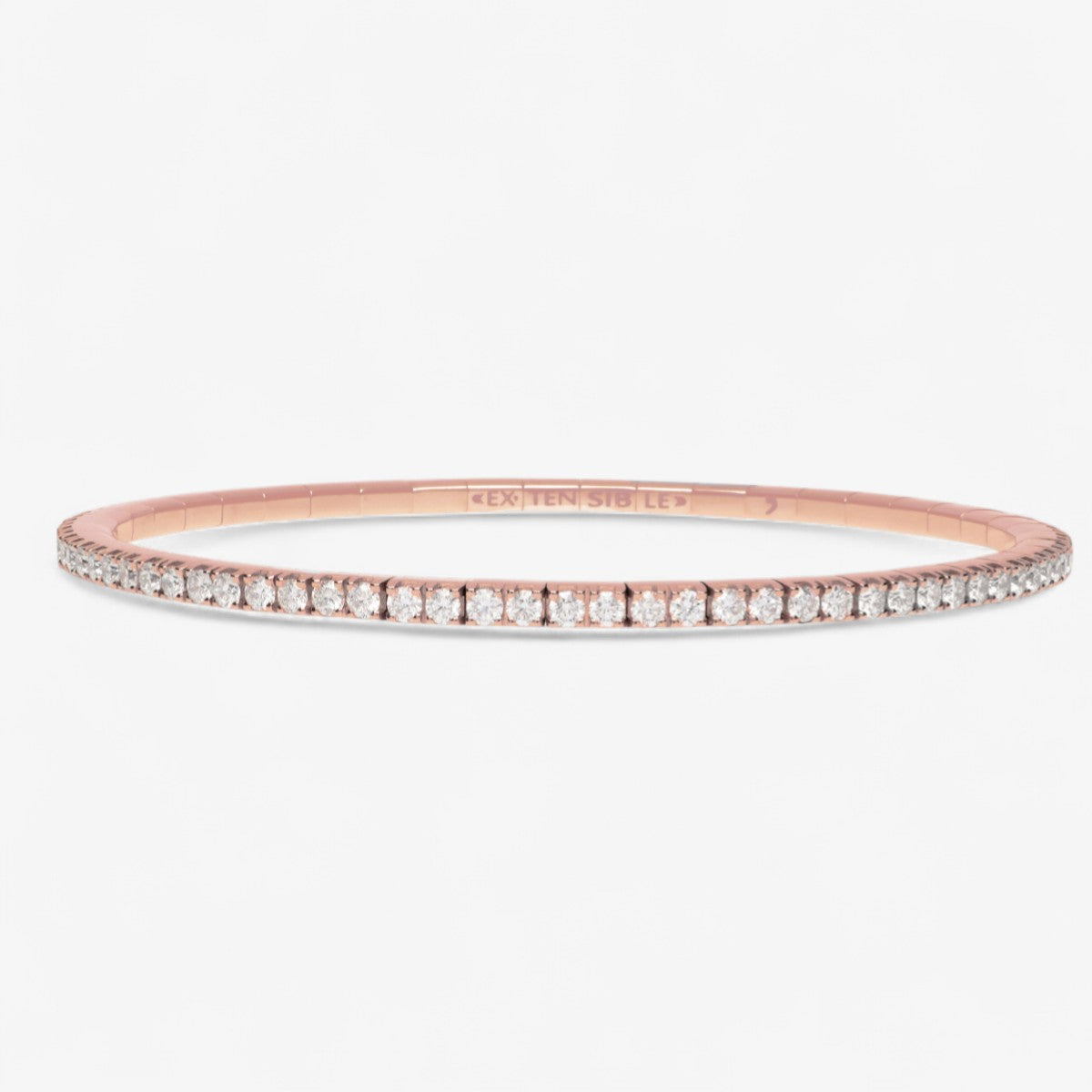 Extensible Round Tennis Bracelet