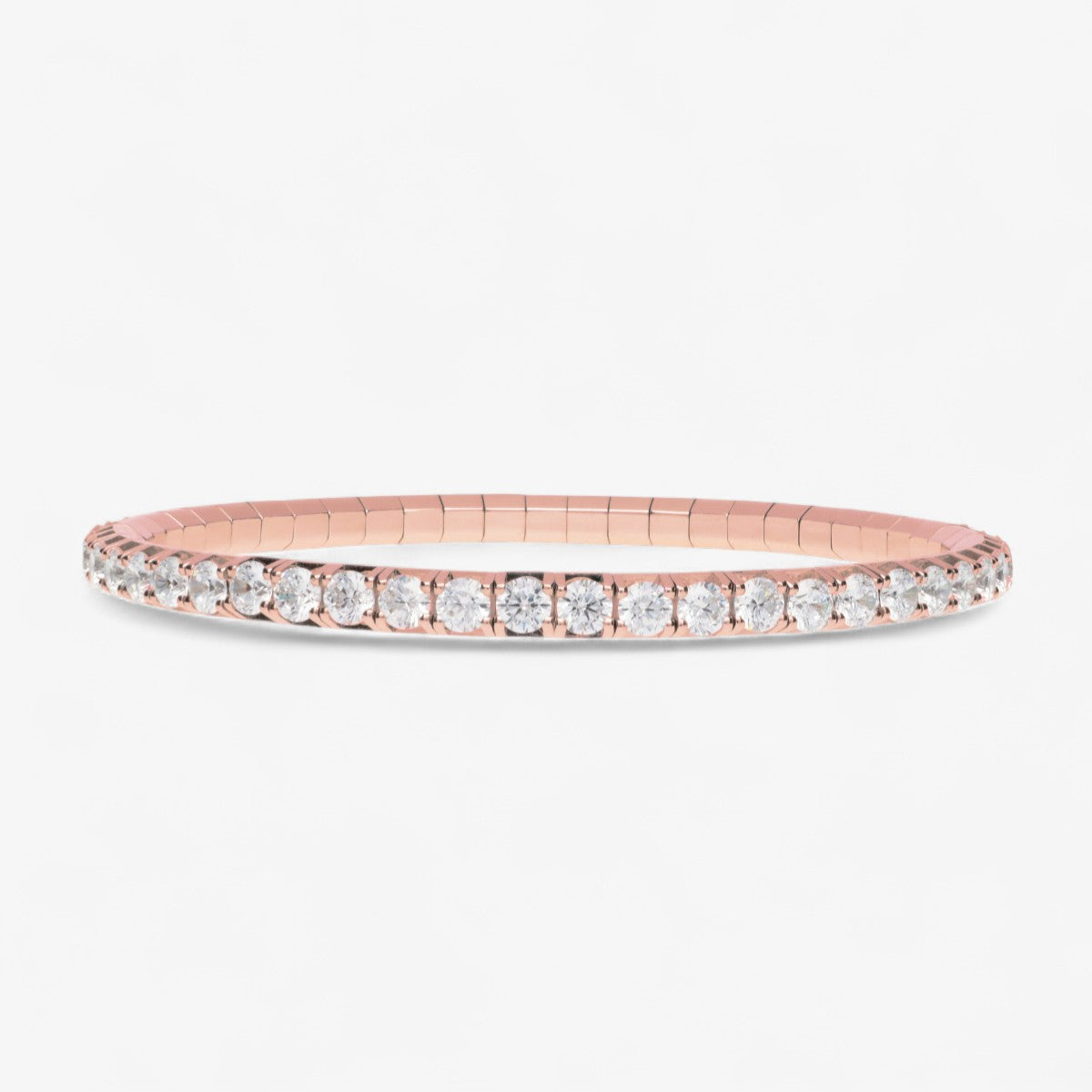 Extensible Round Tennis Bracelet