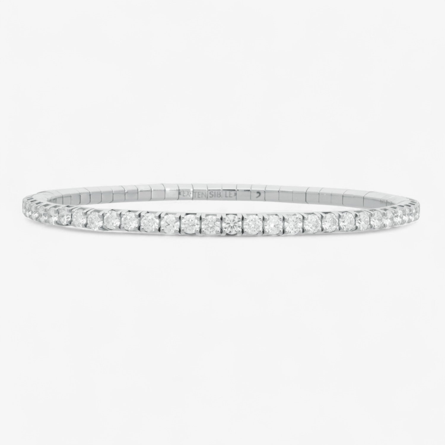 Extensible Round Tennis Bracelet