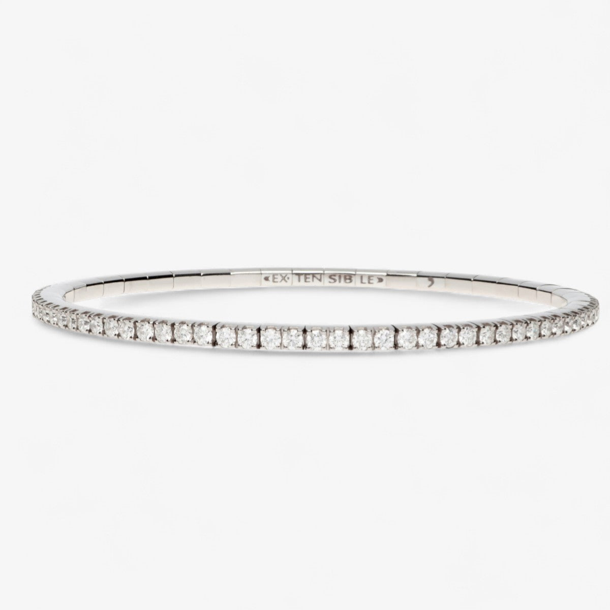 Extensible Round Tennis Bracelet