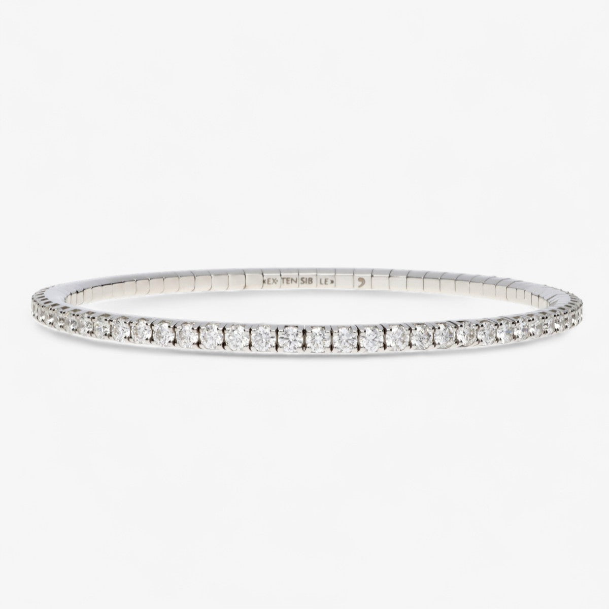 Extensible Round Tennis Bracelet