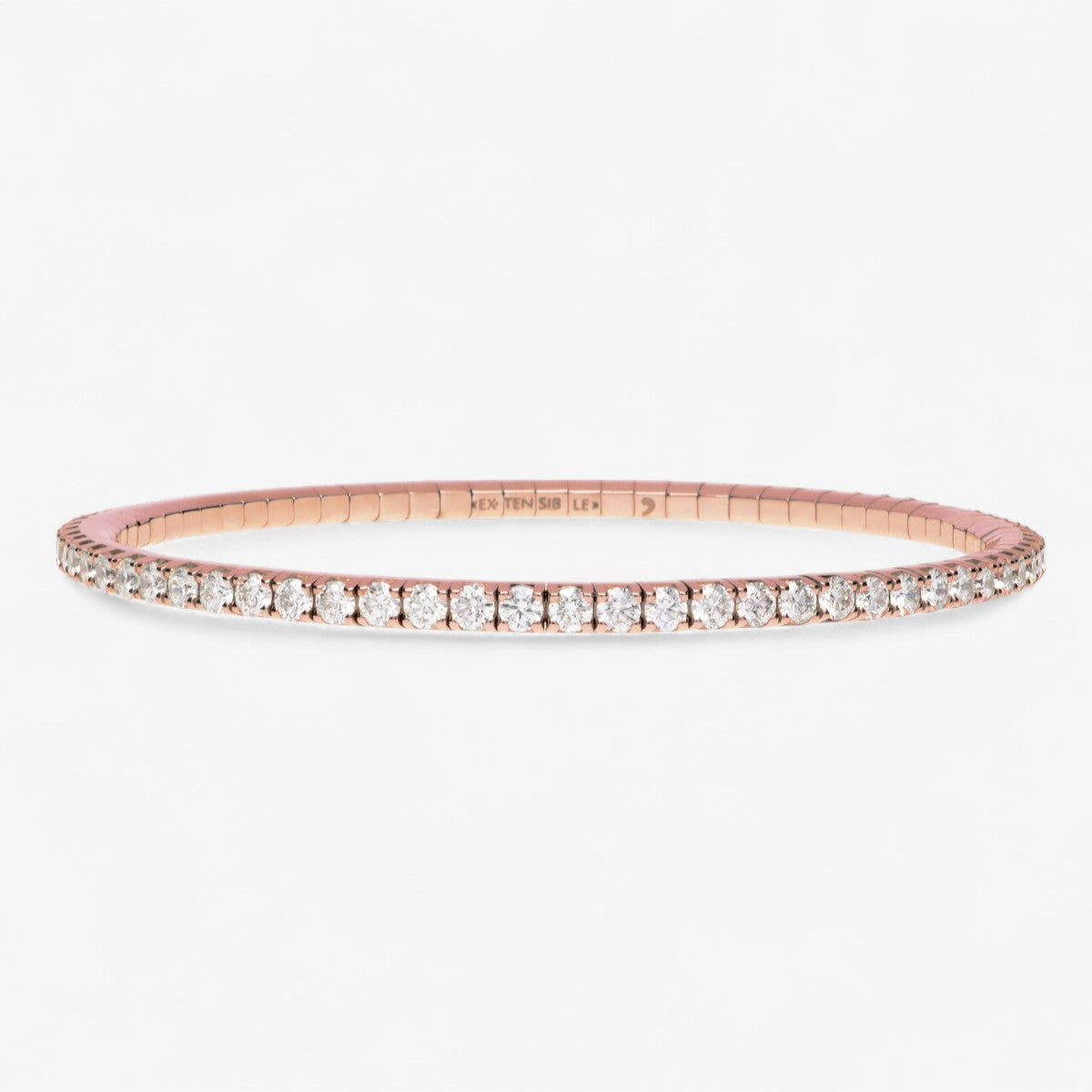 Extensible Round Tennis Bracelet