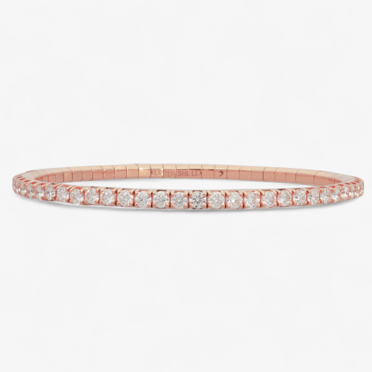 Extensible Round Tennis Bracelet
