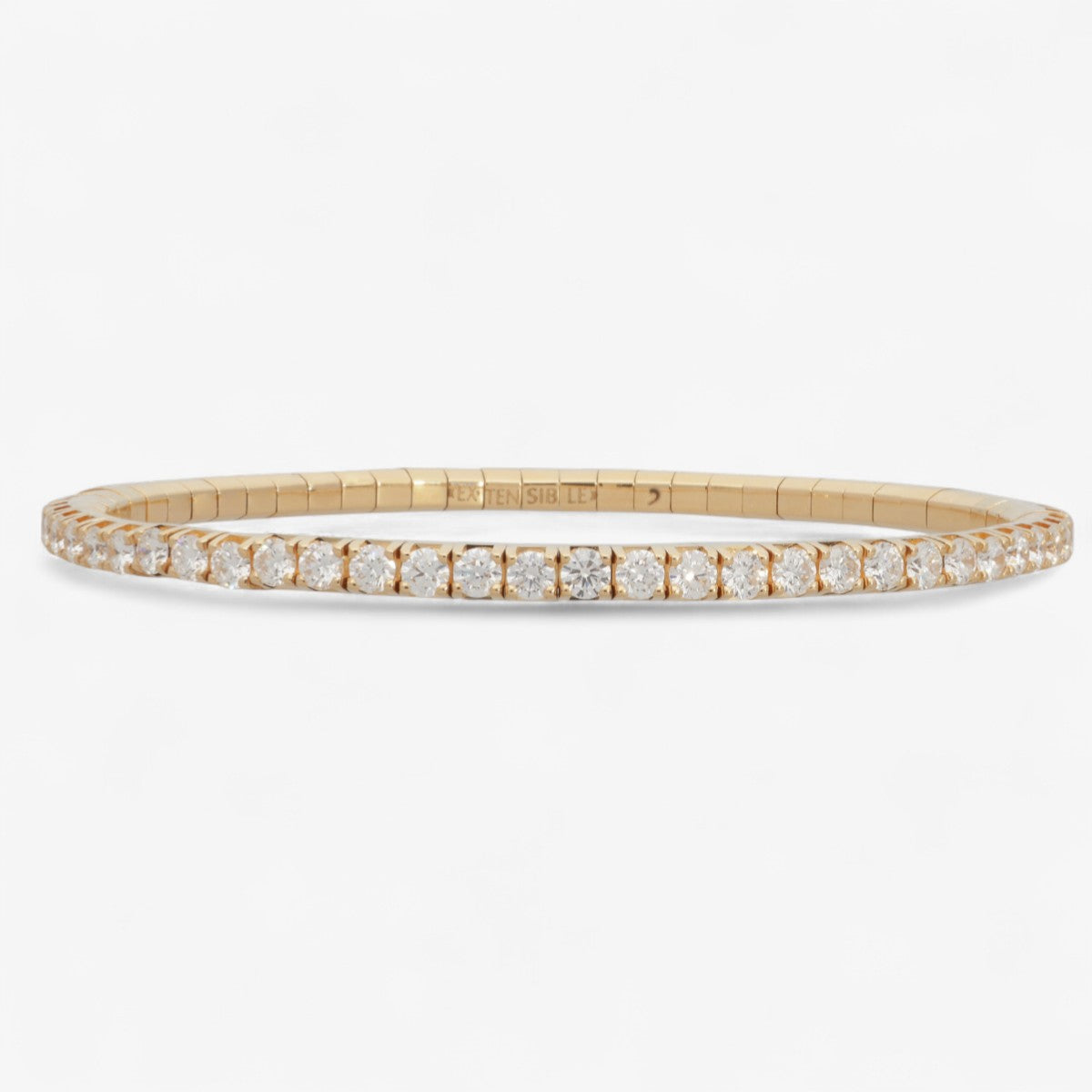 Extensible Round Tennis Bracelet