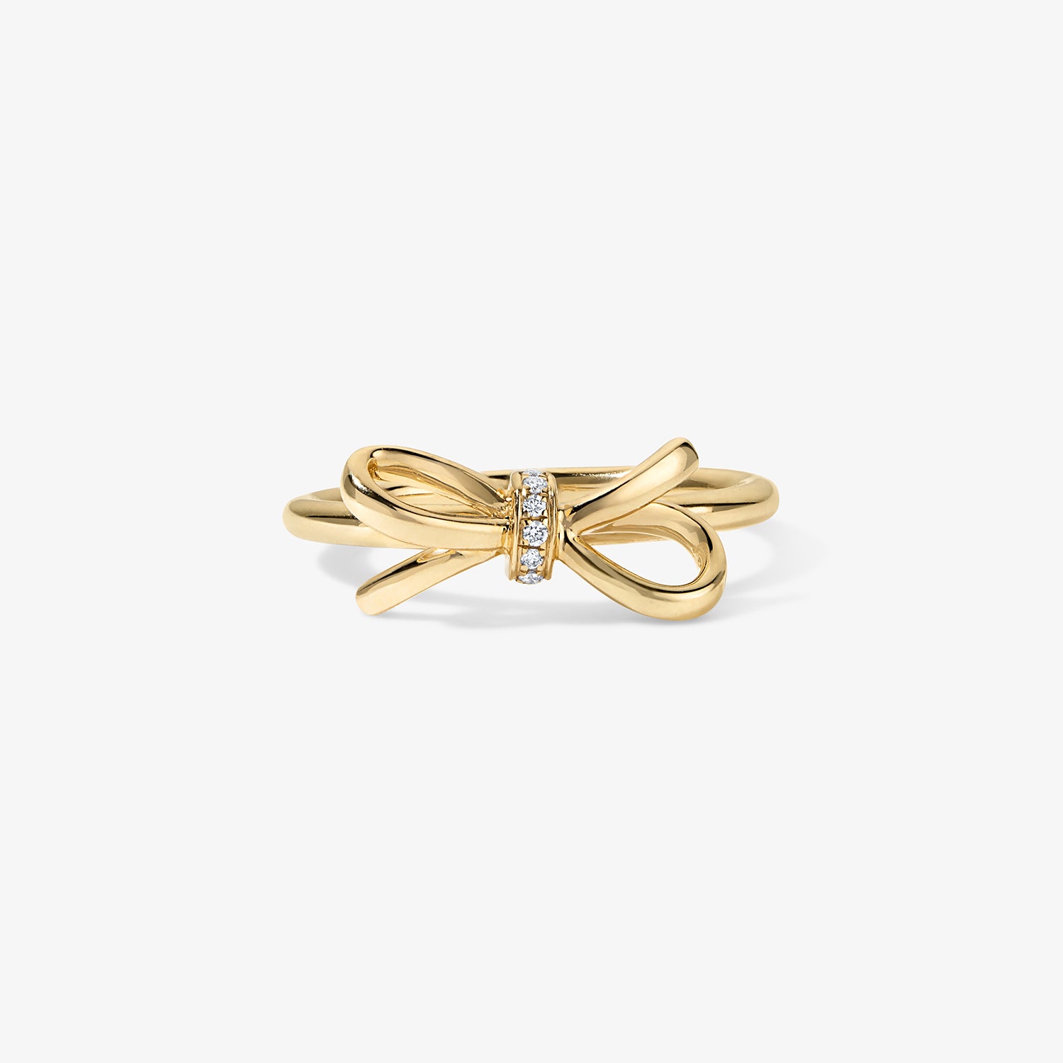 Token Gold Bow Ring 14K Yellow Gold