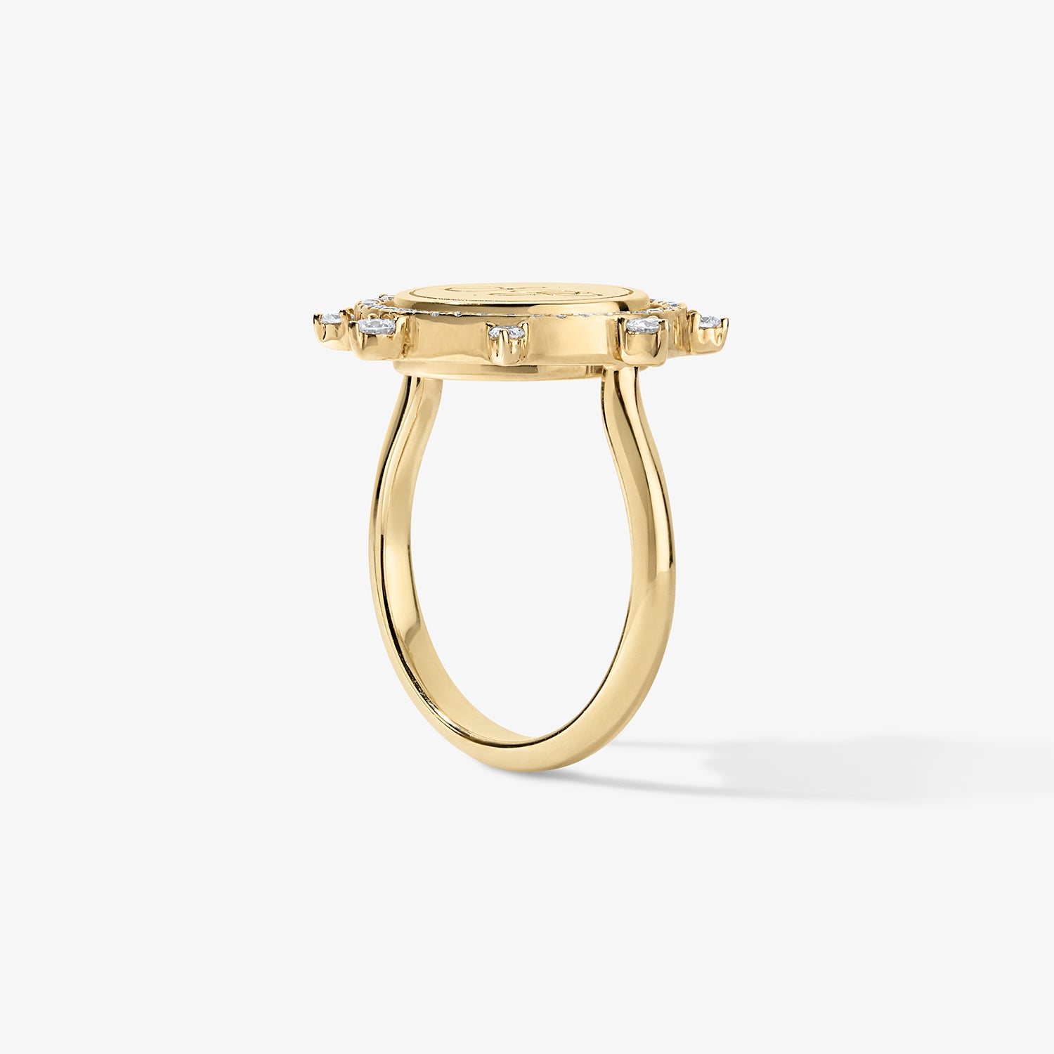 Vault Sale: Kelly Monogram Spinner Ring "SG" size 6.5