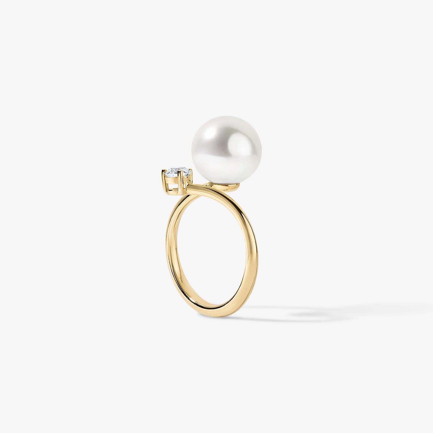 Grace Pearl Bypass Ring