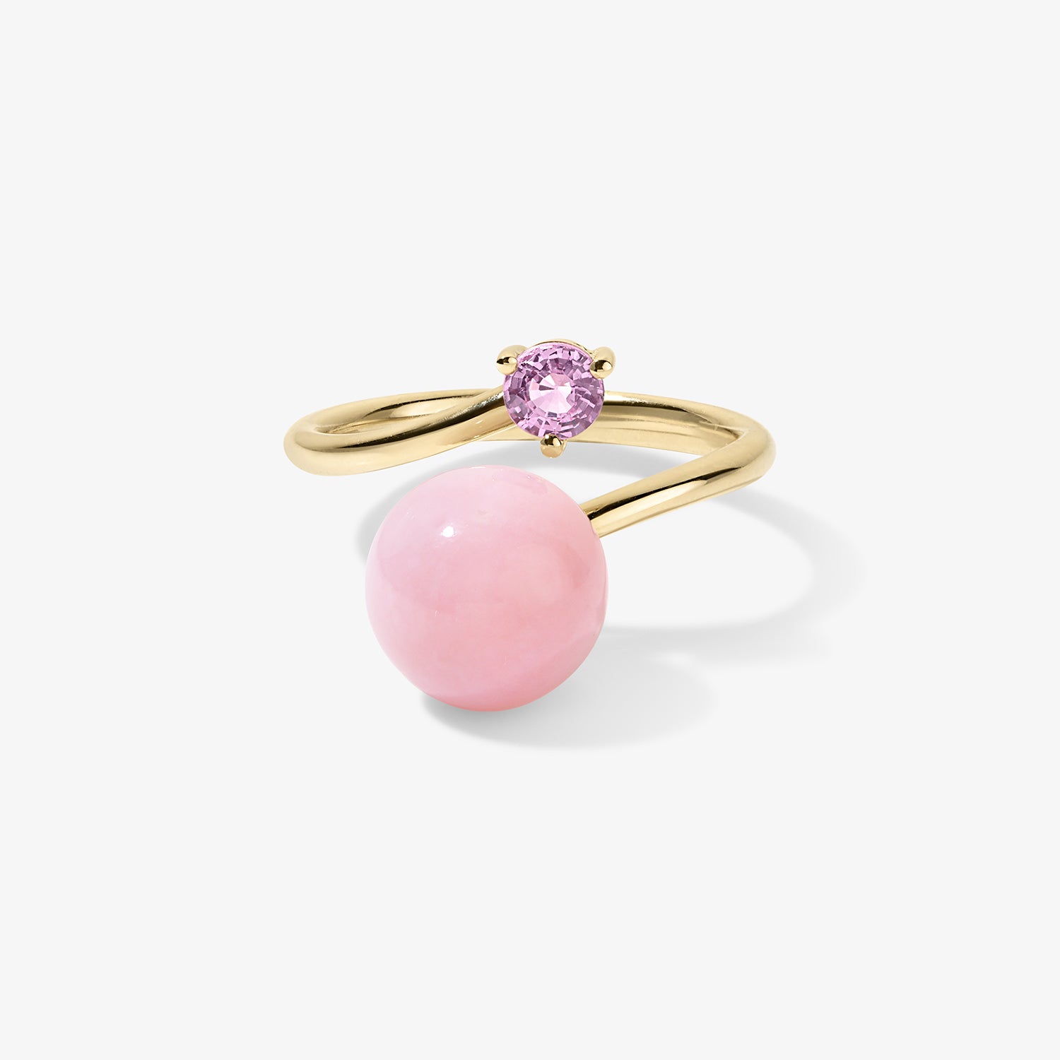 Grace Pink Opal Bypass Ring
