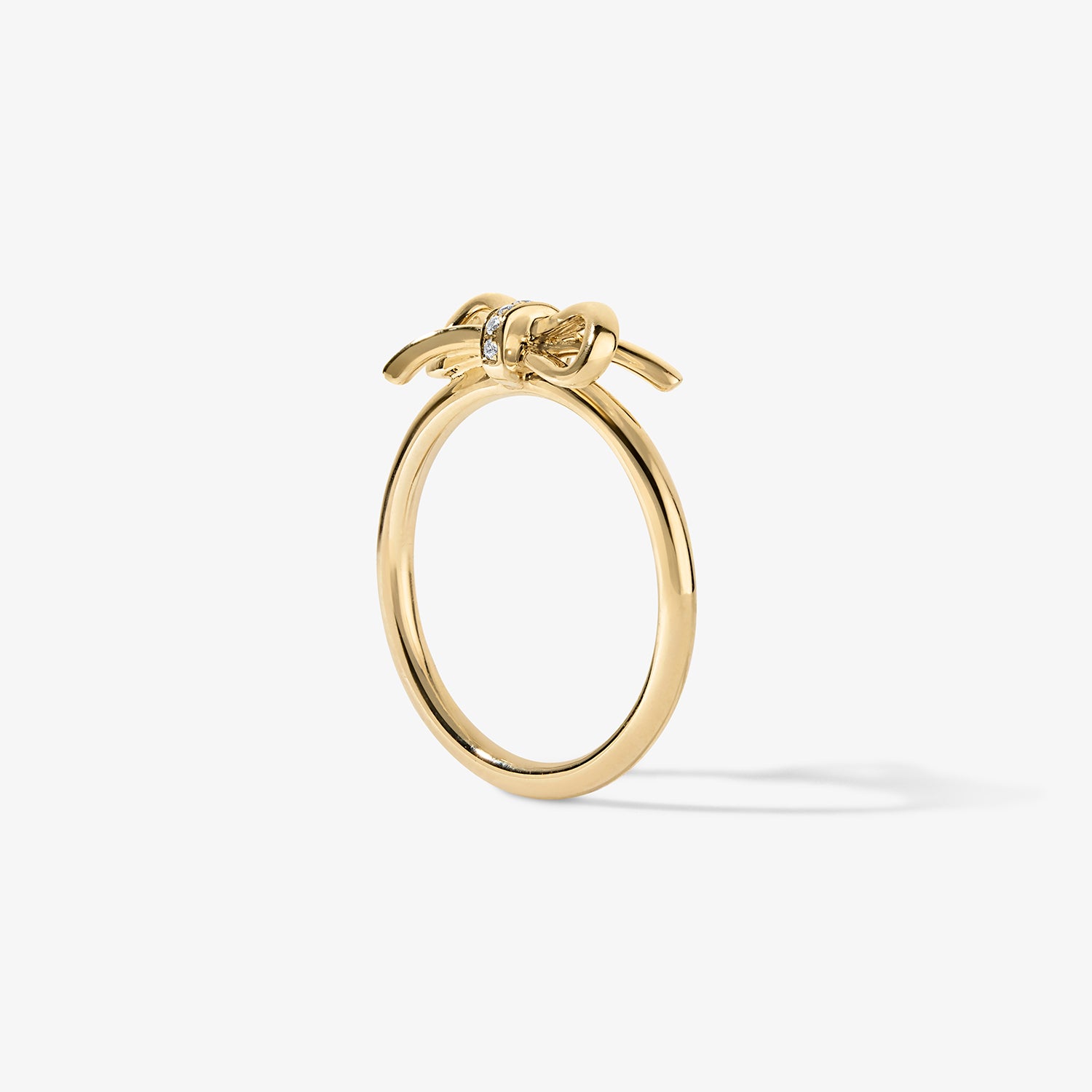 Token Gold Bow Ring