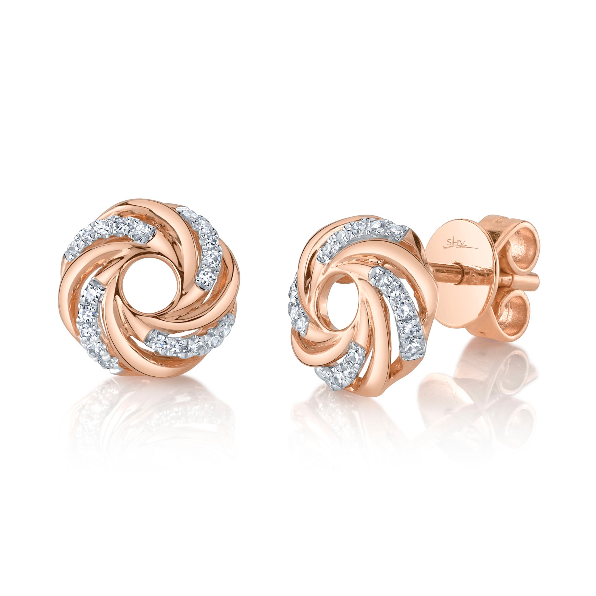 Round Twist Studs