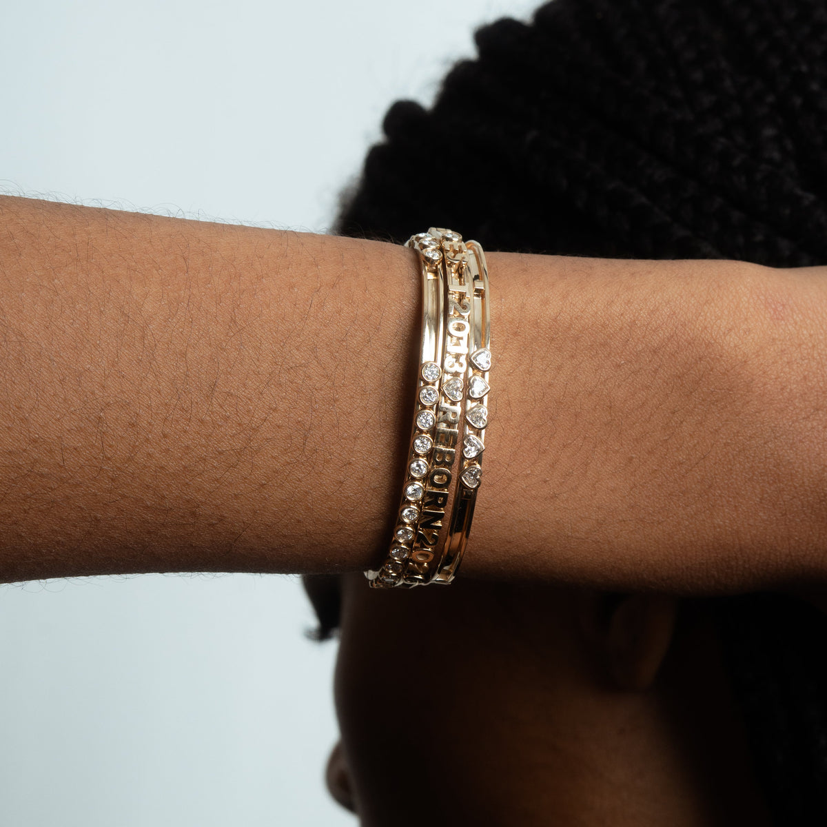 Petite Fancy Round Slider Bangle™