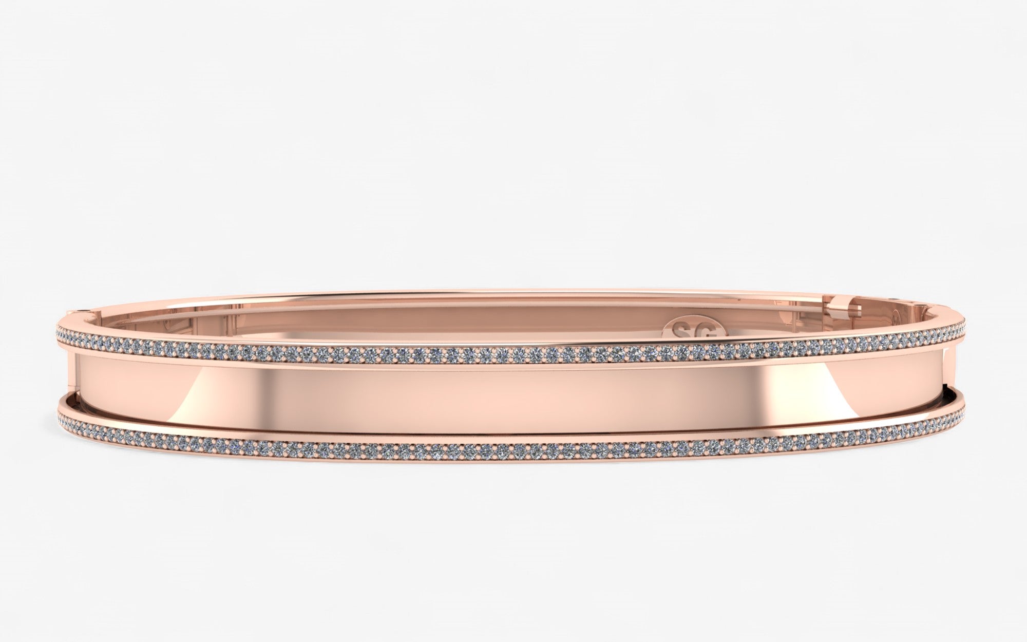 Personalized Pave Slider Bangle™