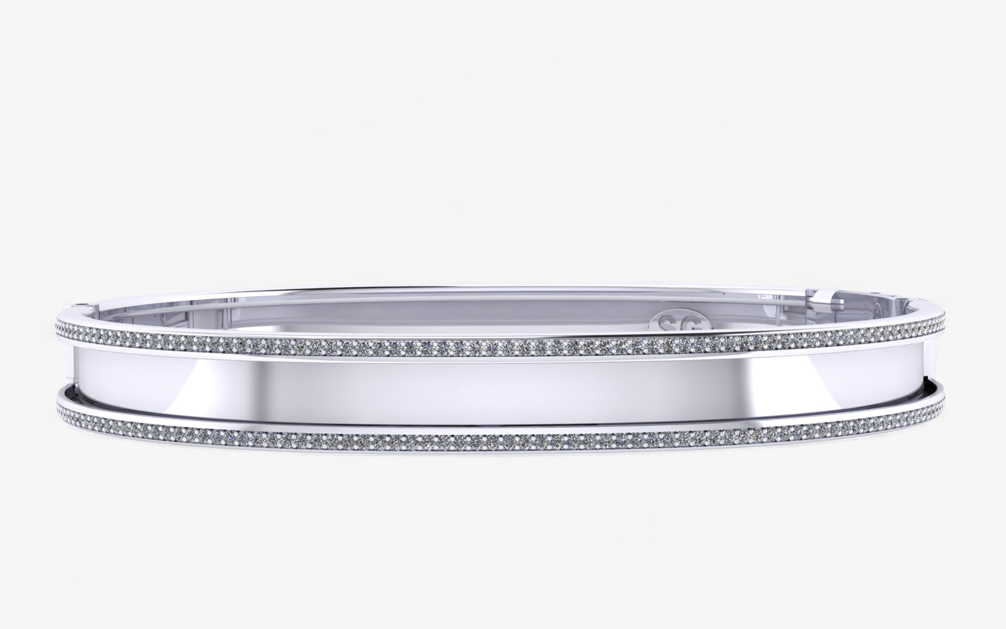Personalized Pave Slider Bangle™