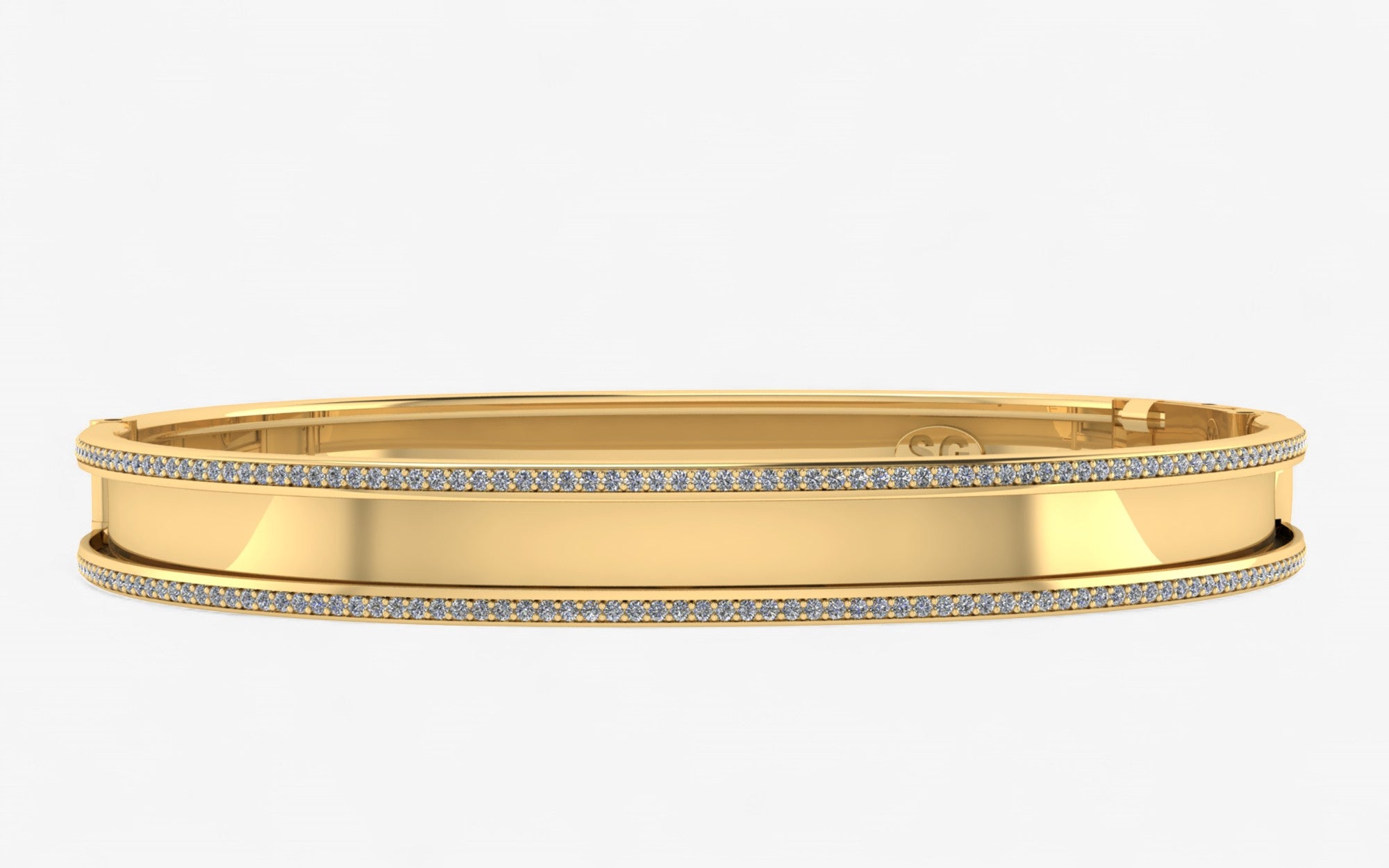 Personalized Pave Slider Bangle™