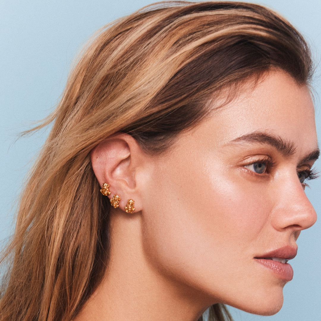 Token Monkey Speak No Evil Stud