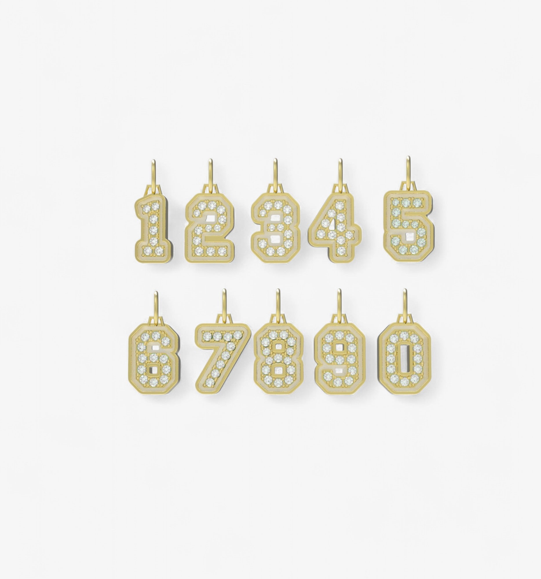 Sterling Silver Large Varsity Pendant