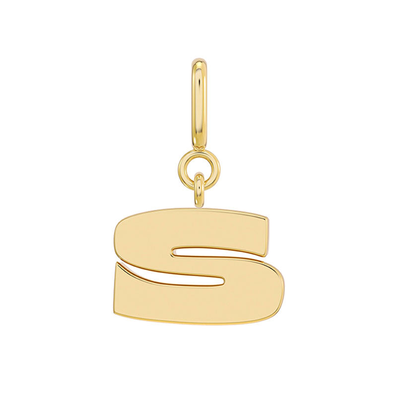 More is More Gold Letter Charm