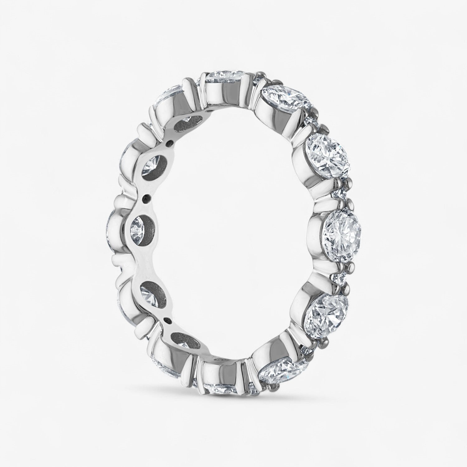 Scalloped Diamond Stack Rings