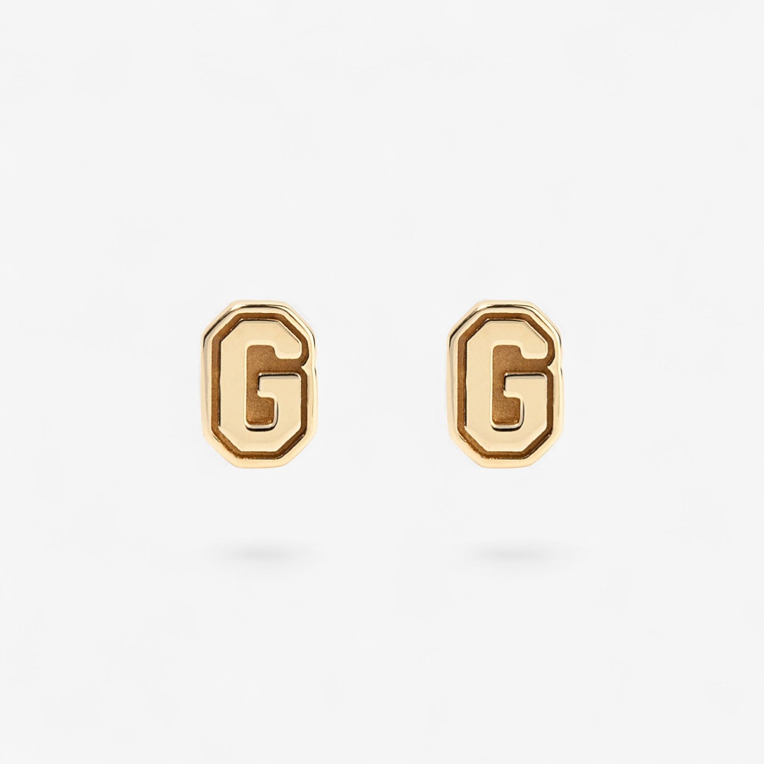 Sterling Silver Small Varsity Stud
