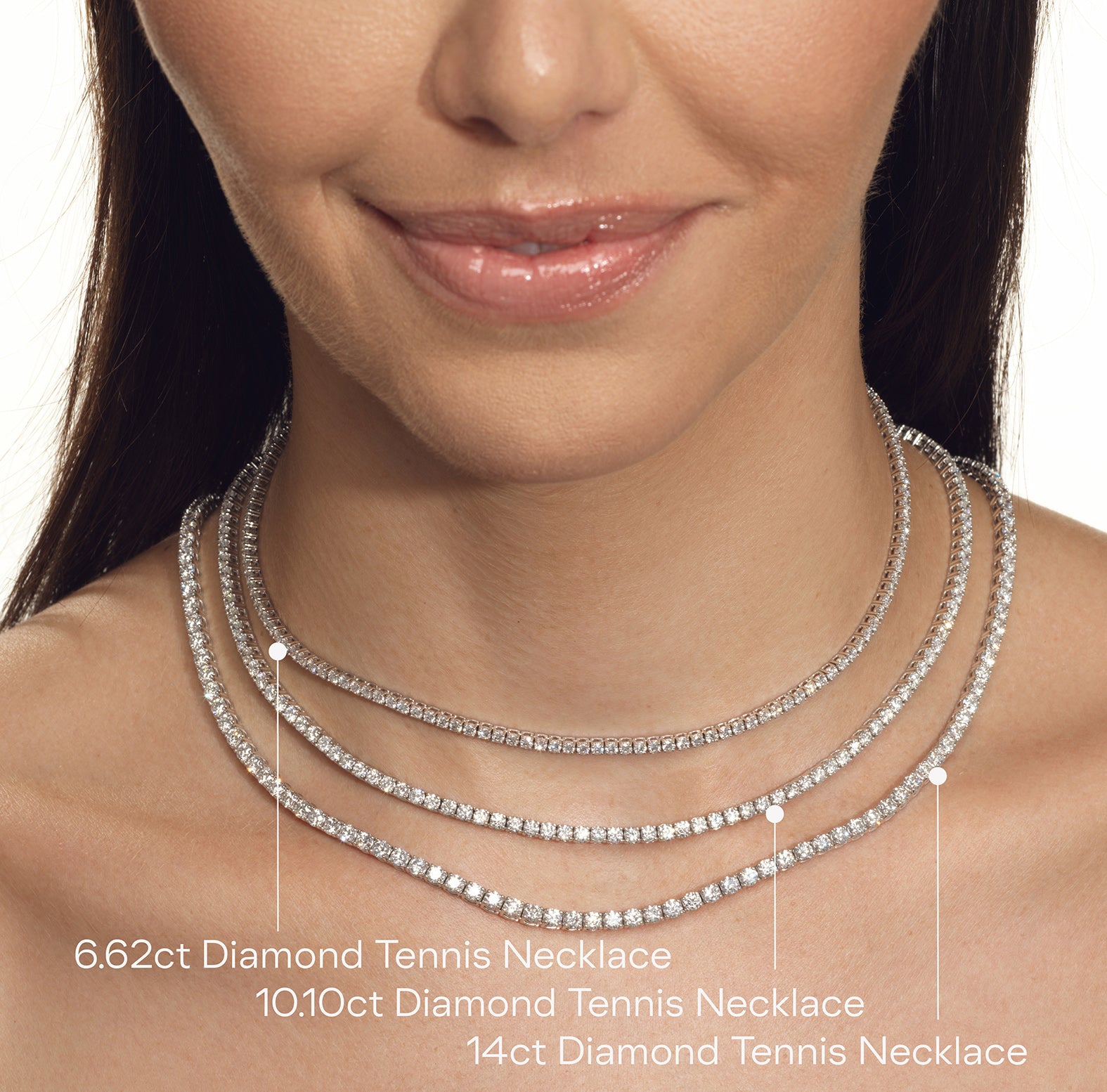 Signature Diamond Tennis Necklace