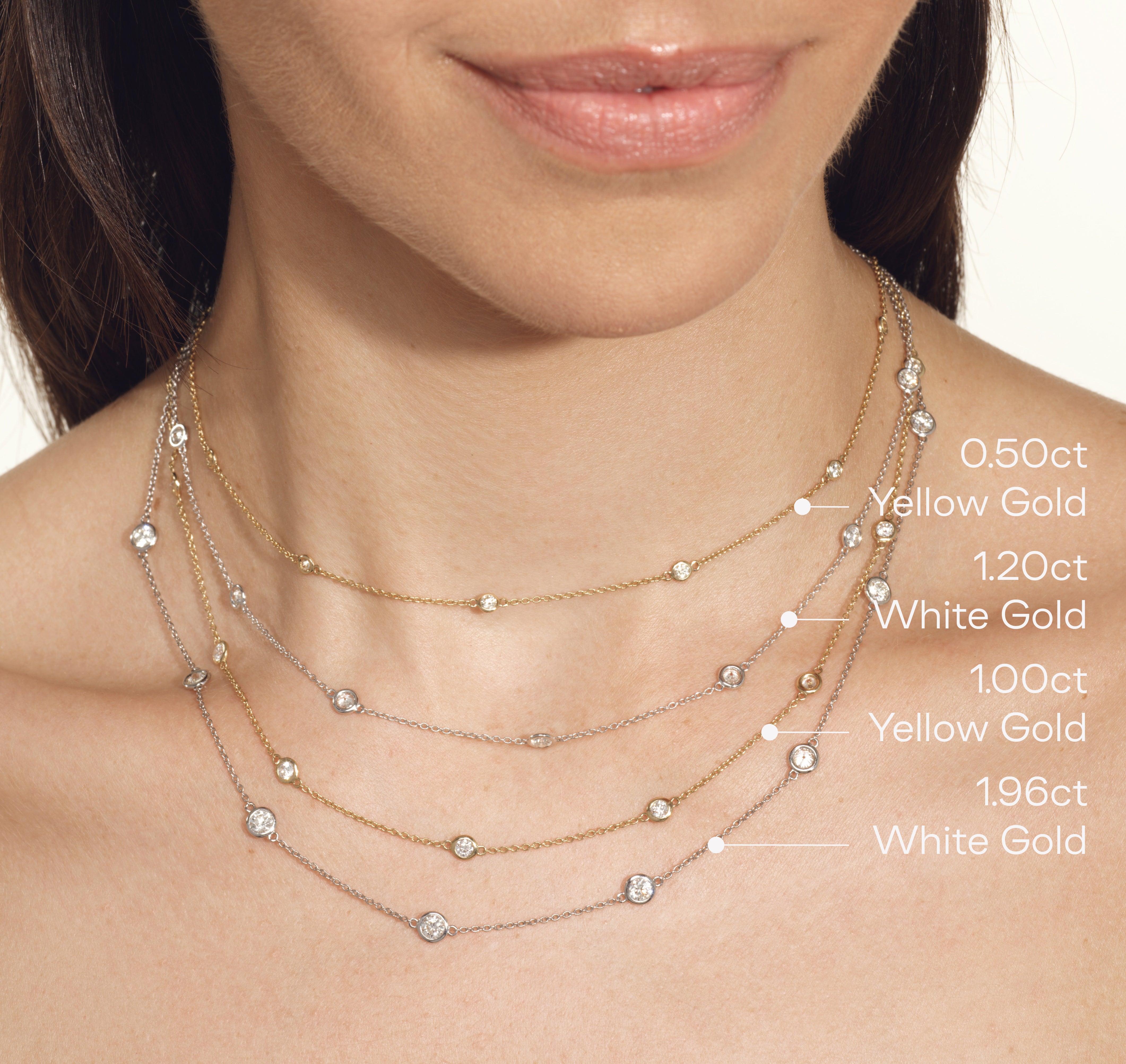 Margot 8 Stone Diamond Necklace