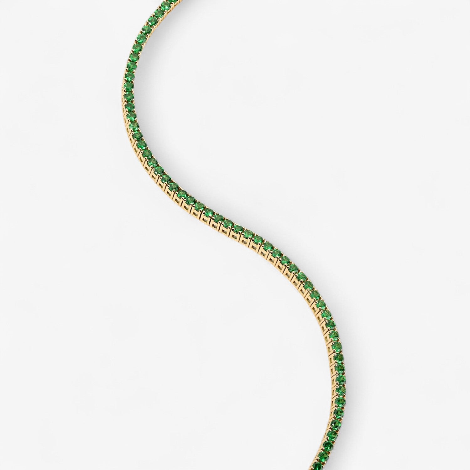 Green Tsavorite Tennis Bracelet