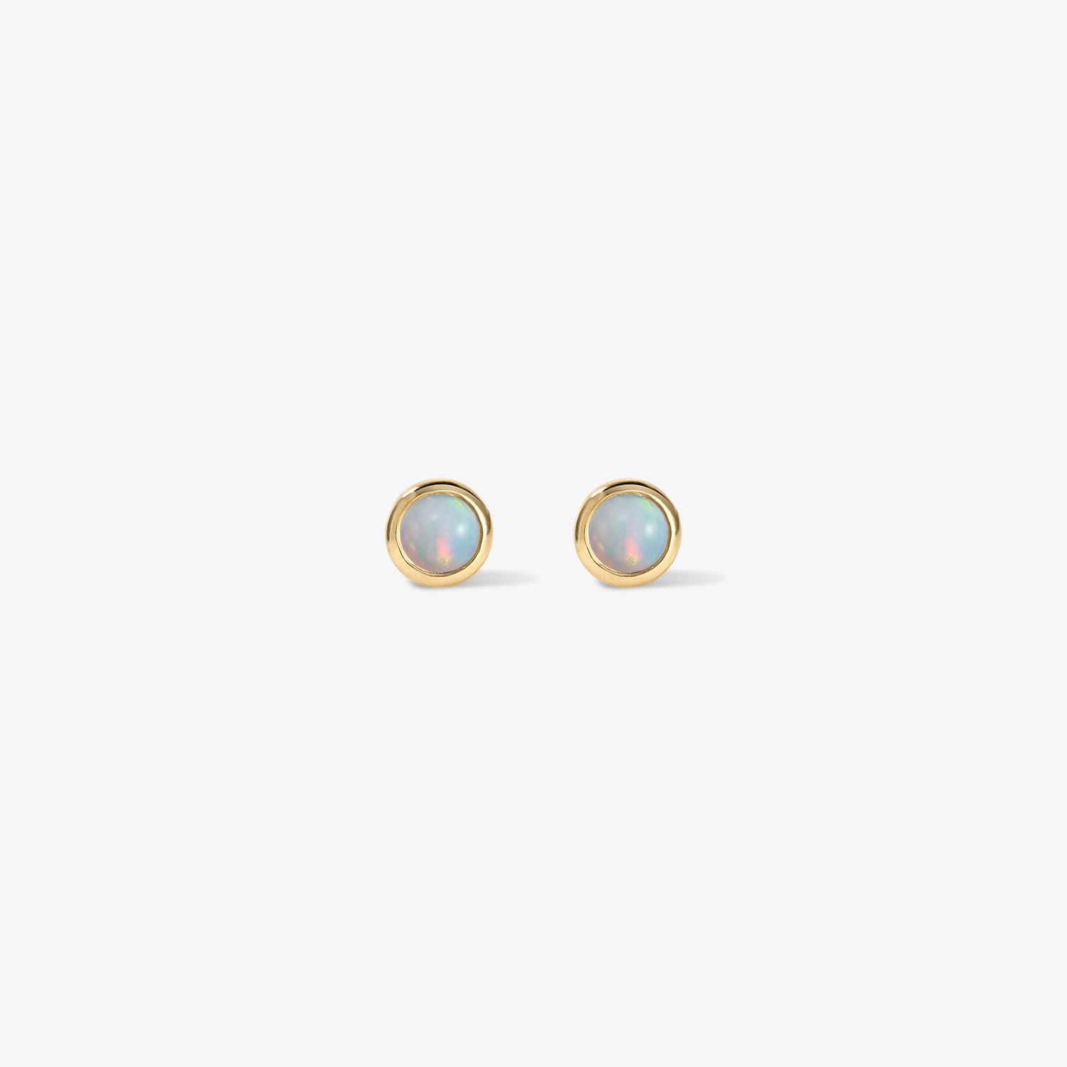 Margot Birthstone Bezel Stud Earrings