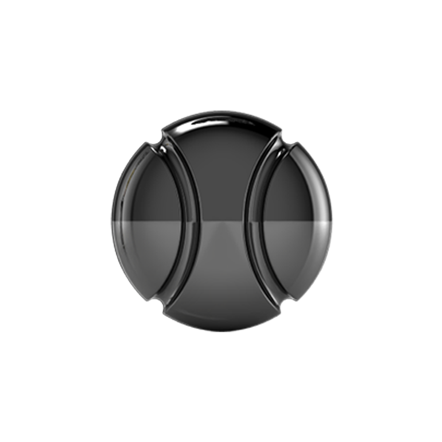 Tennis Ball Slider Charm Black Rhodium
