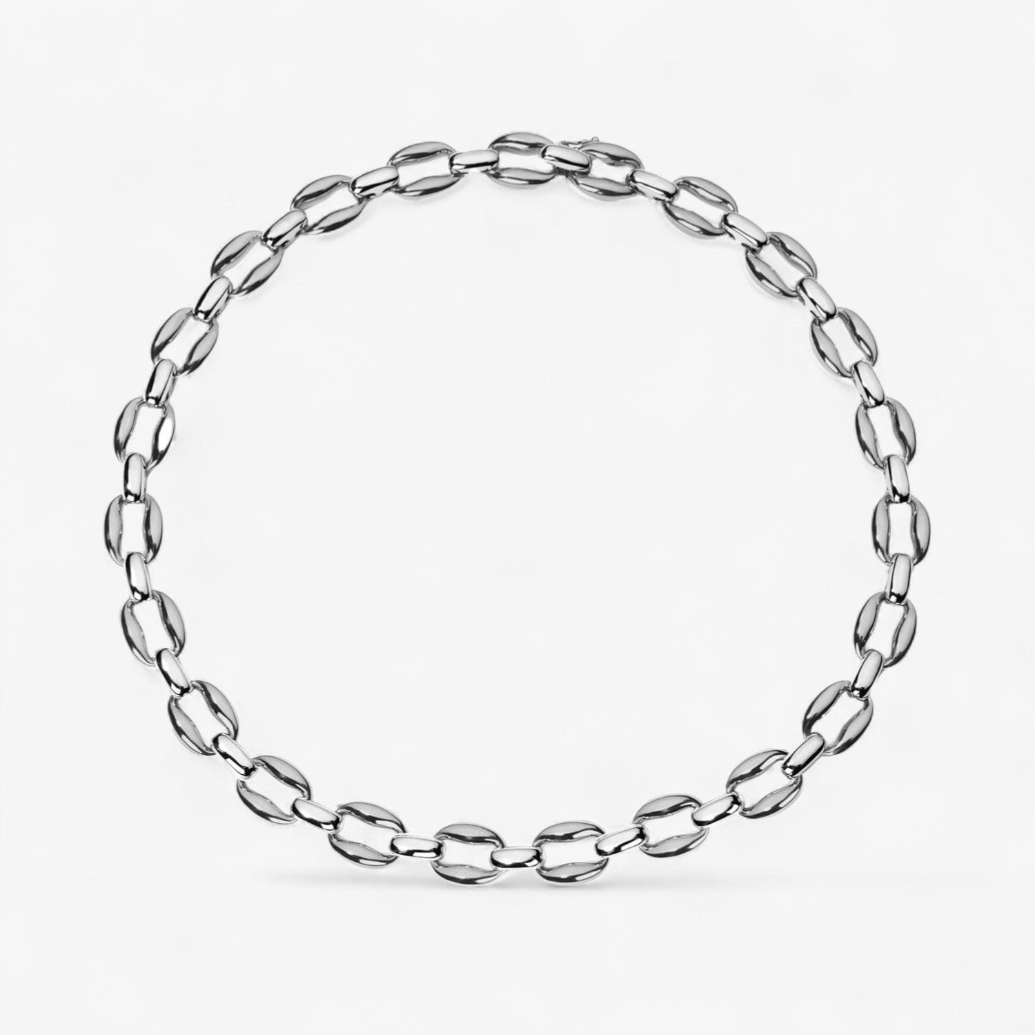 Madison Gold Oval Link Necklace