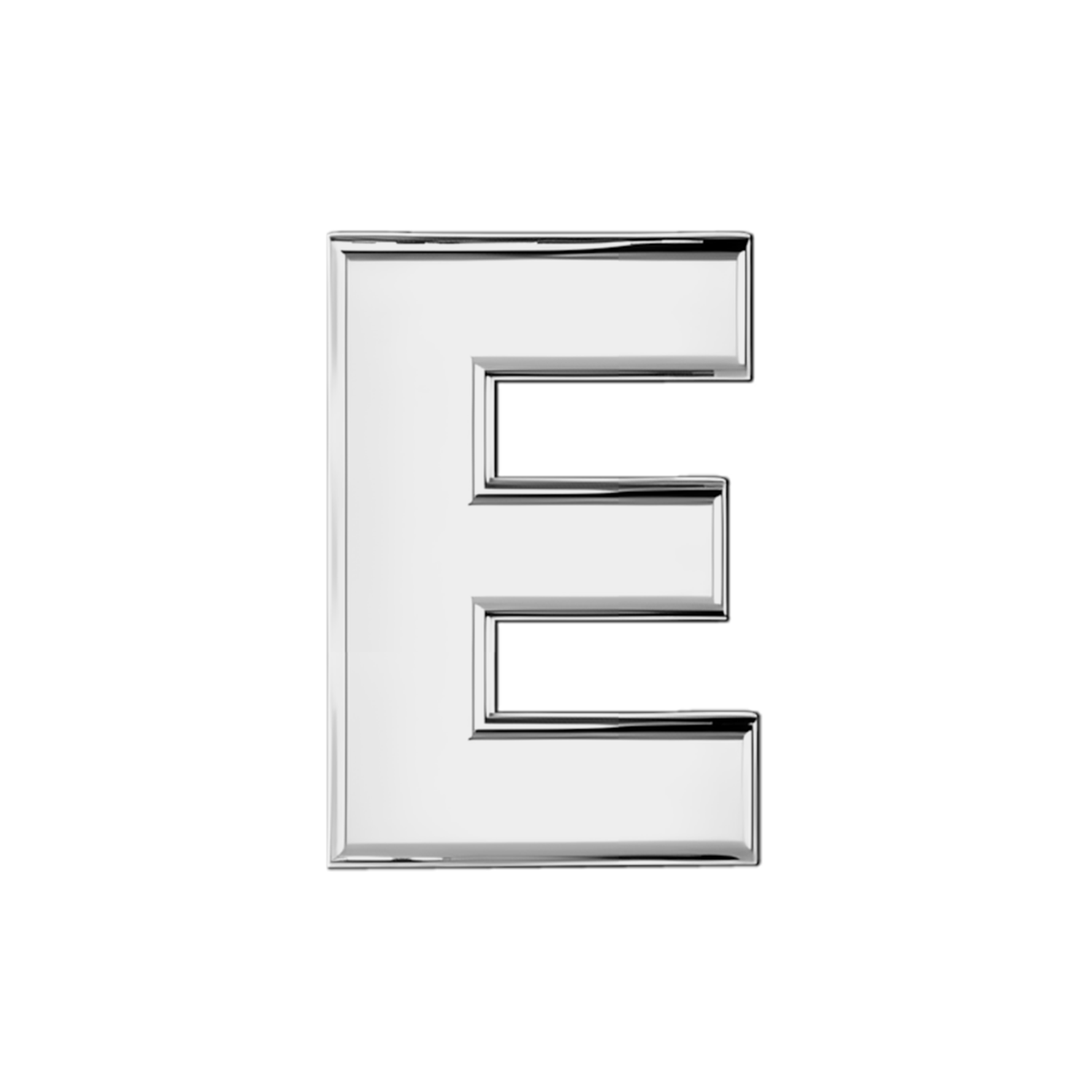 Slider Solid Letter E Charm
