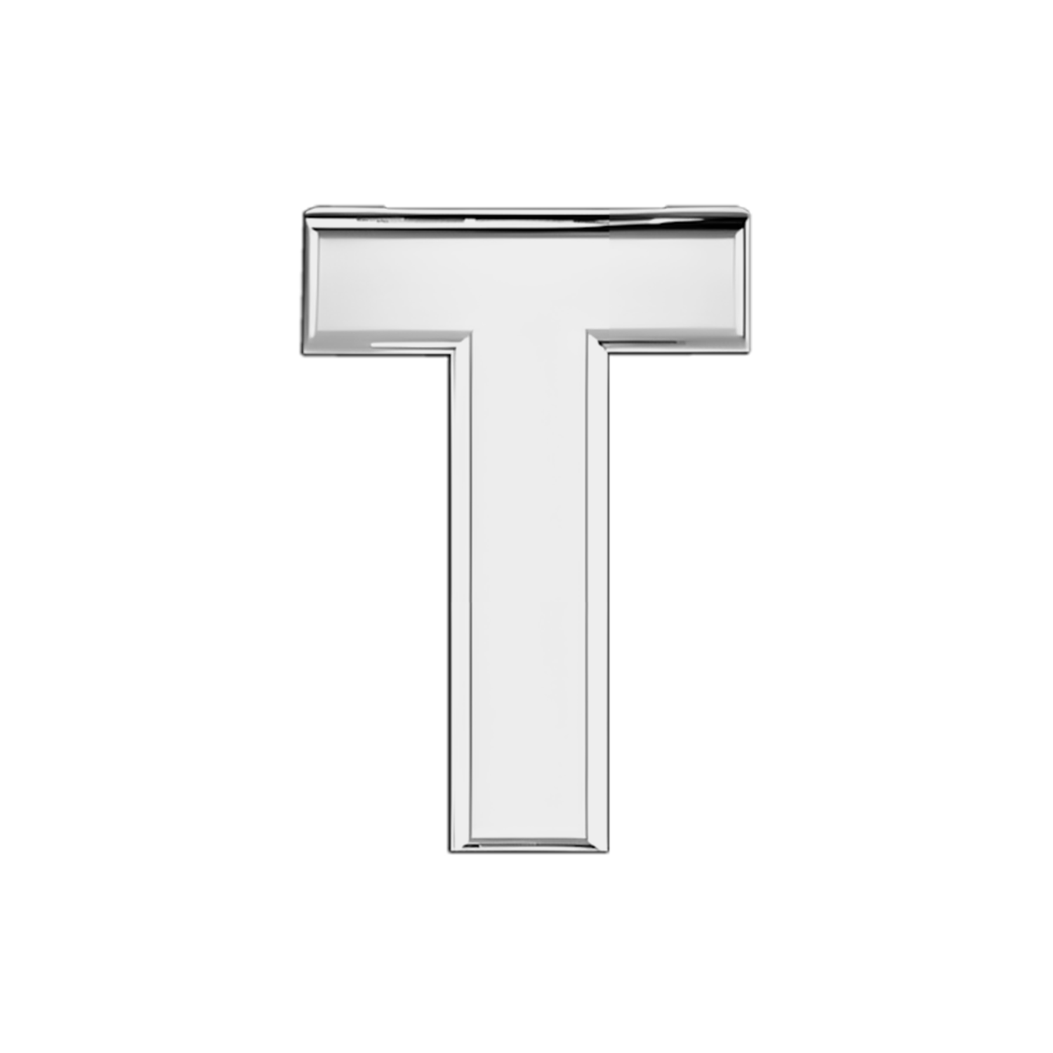 Slider Solid Letter T Charm