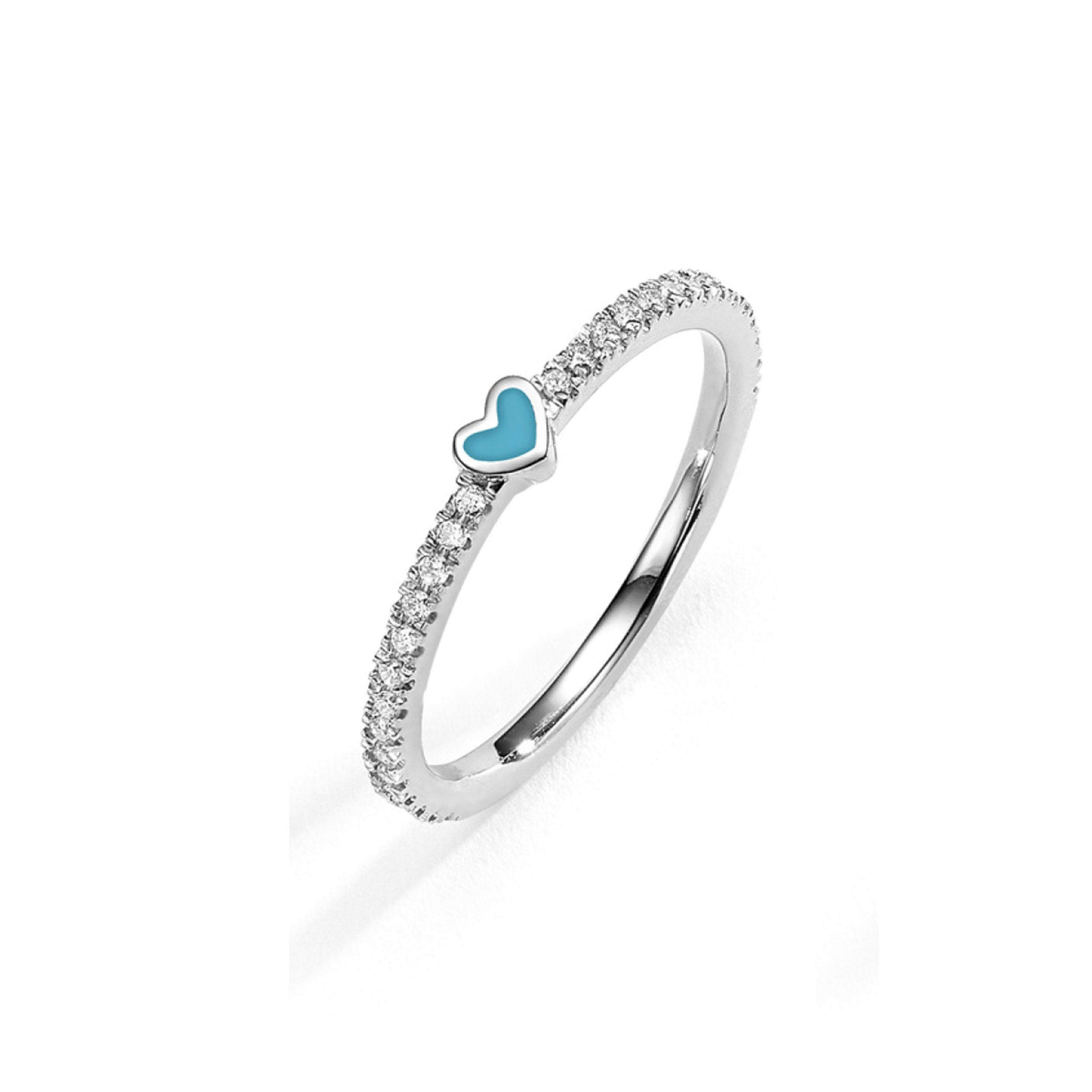 One Heart Diamond Ring