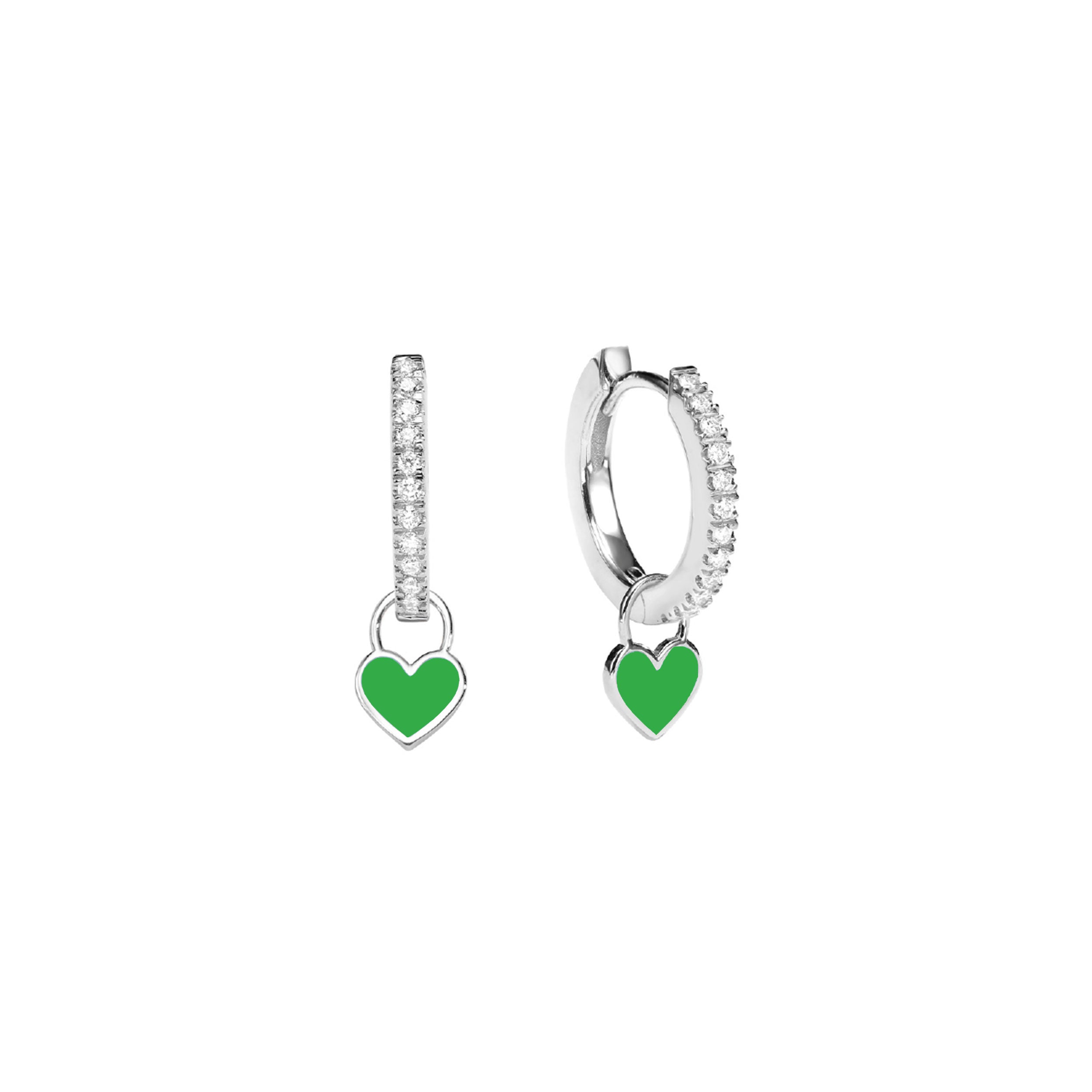 Midi Heart Earrings