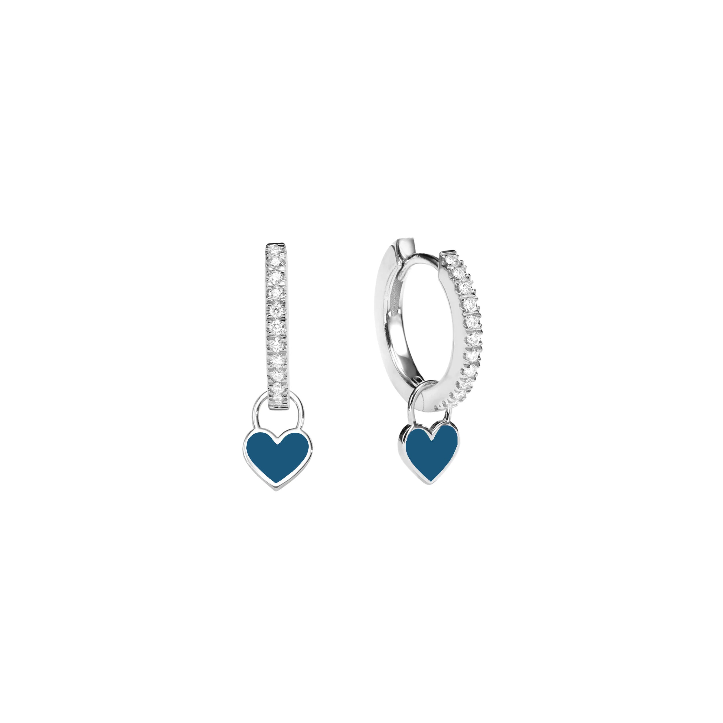 Midi Heart Earrings