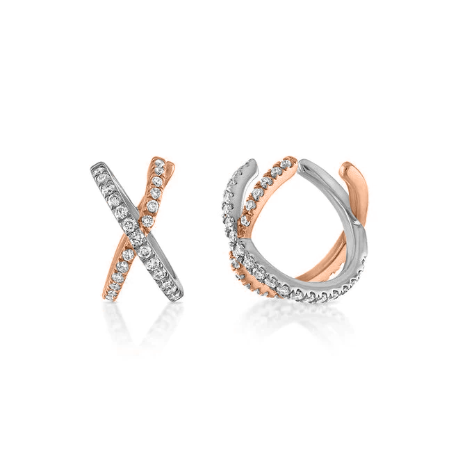 Criss Cross Pave Ear Cuff
