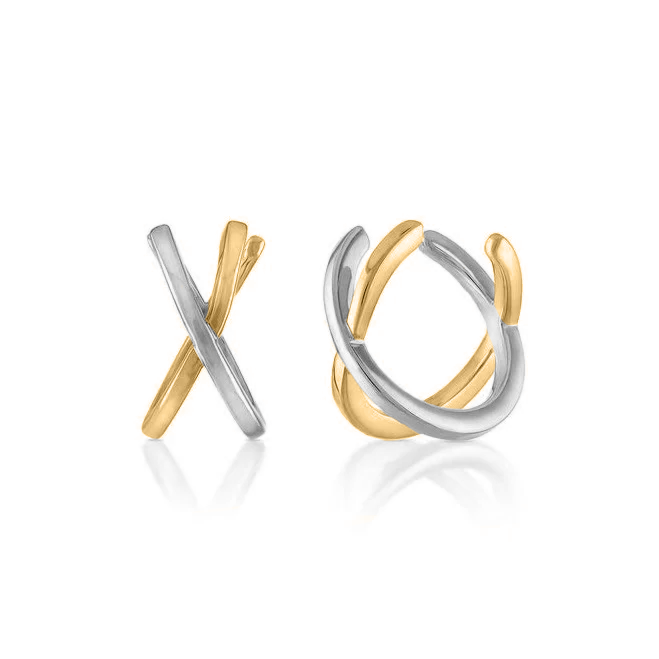 Criss Cross Gold Ear Cuff