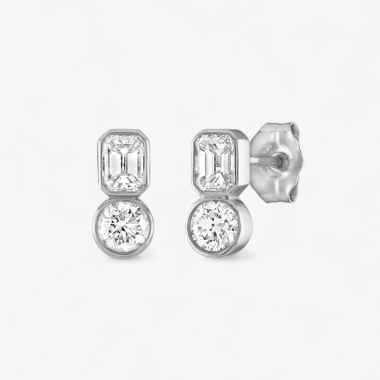 Undecided Two Stone Earring