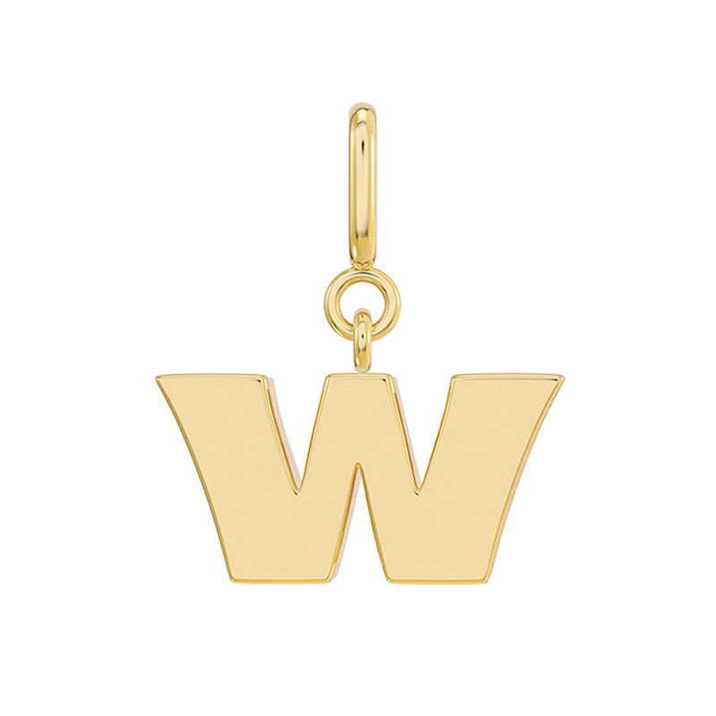 More is More Gold Letter Charm