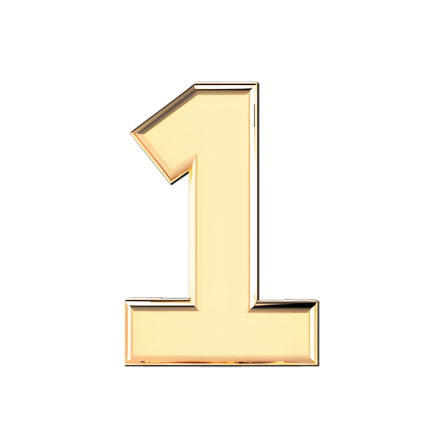 Slider Solid Number 1 Charm