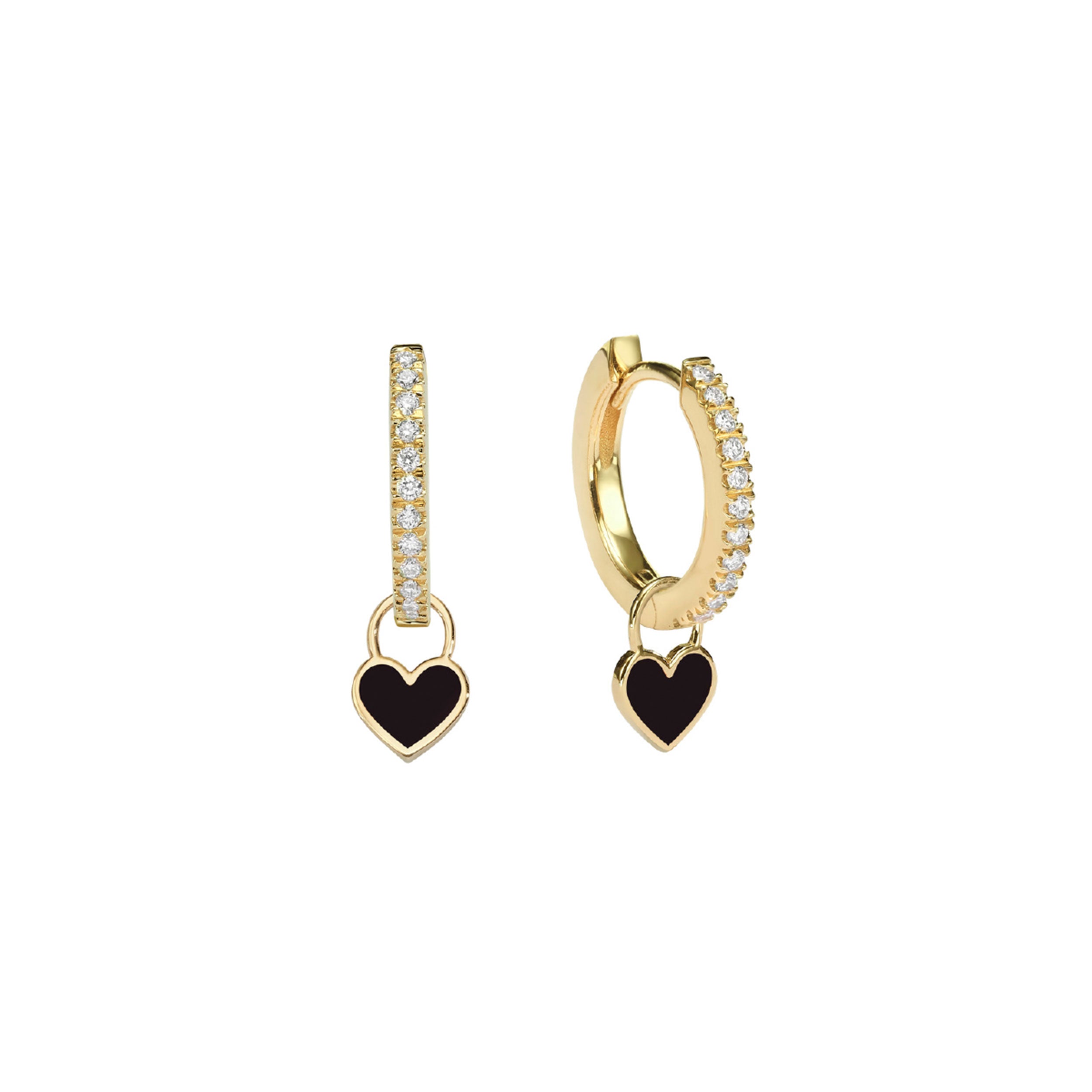 Midi Heart Earrings