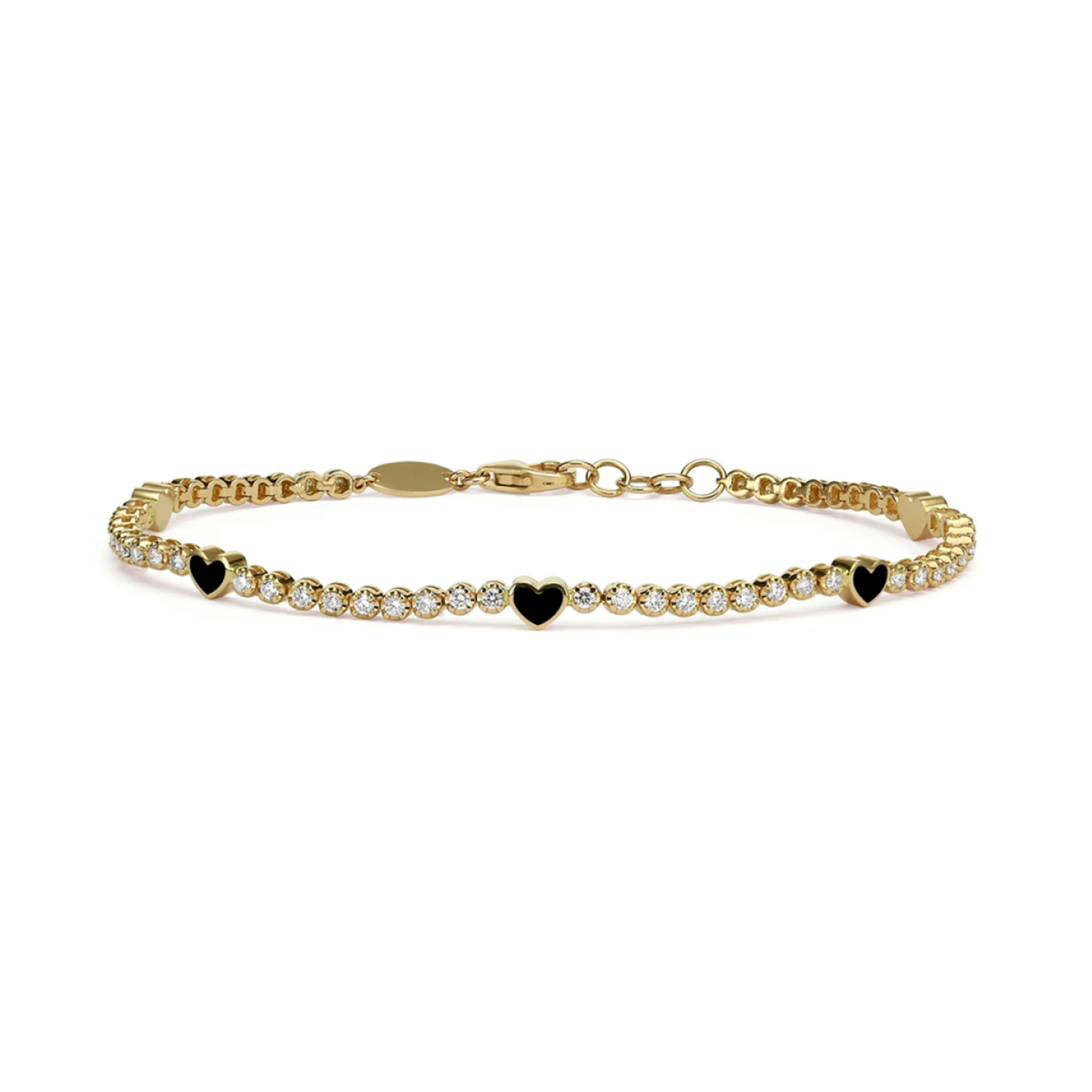 Mini Hearts Tennis Bracelet