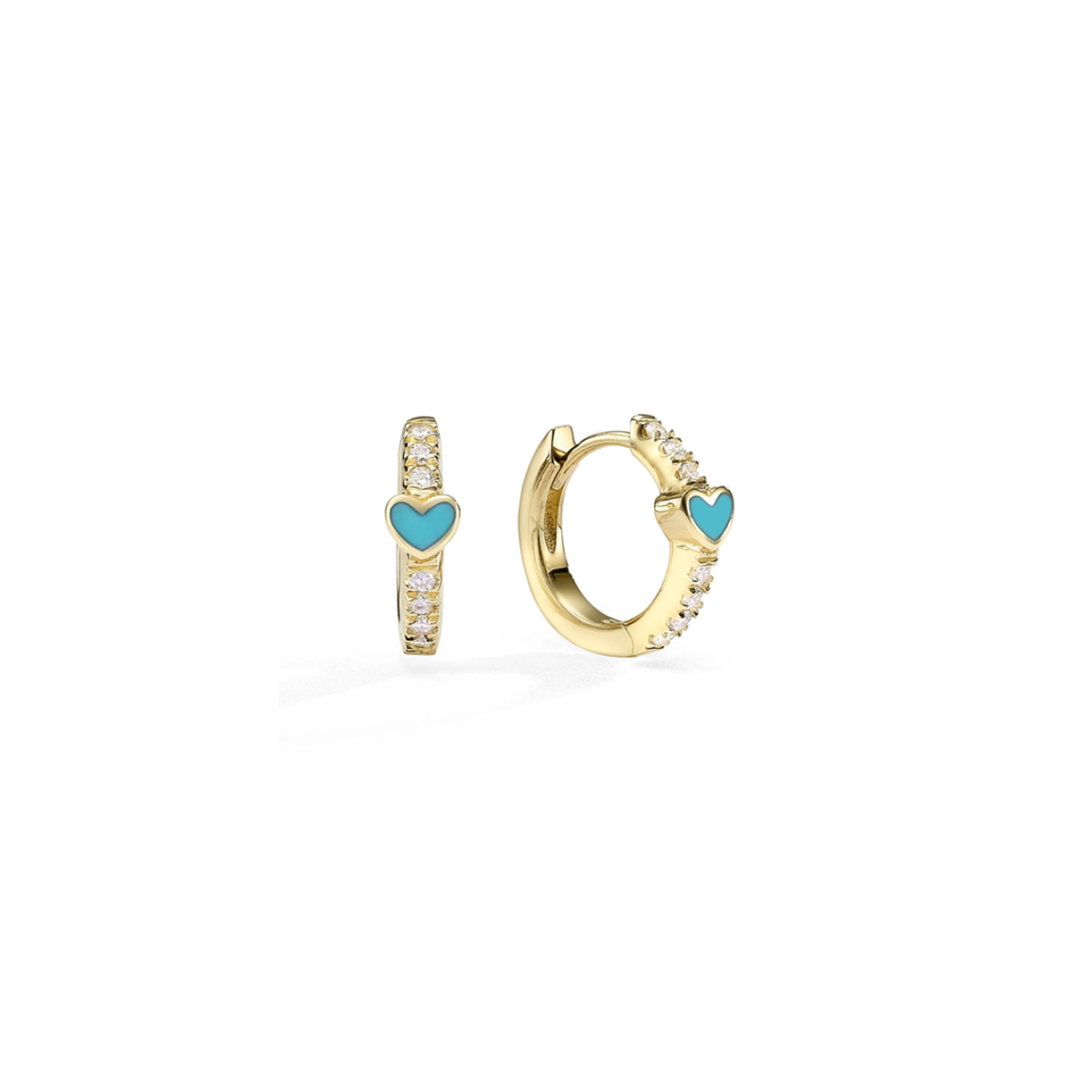 Mini Heart Earrings